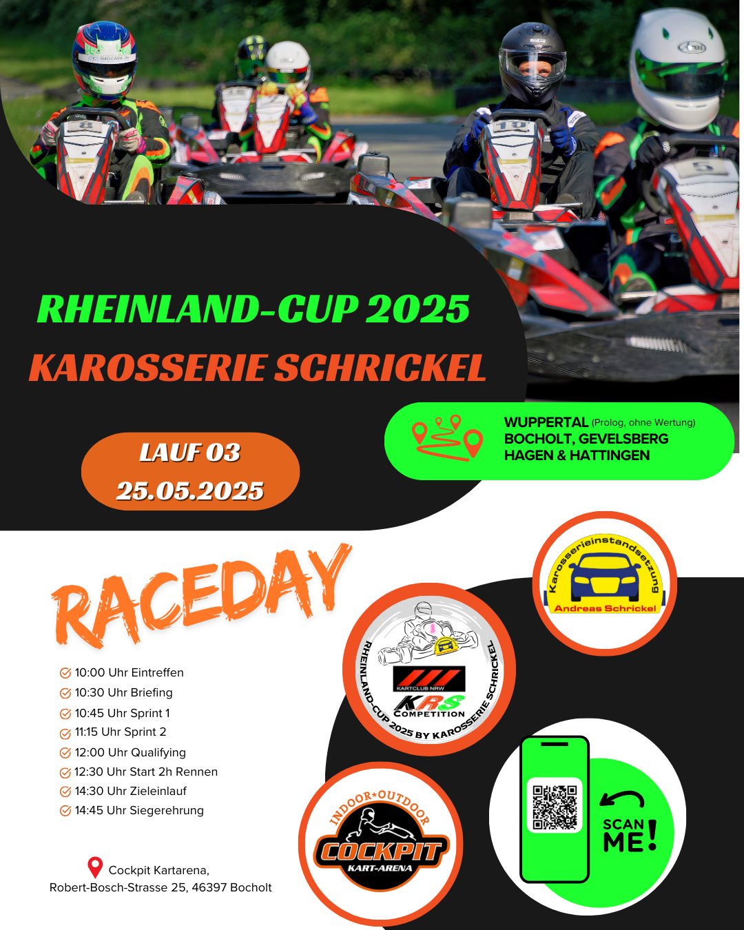 Rheinland-Cup 2025 by Karosserie Schrickel
Race Day in Bocholt bei der Cockpit-Kartarena Bocholt
© Bilder / Plakate: Erik Forker / KRS Competition
#nachwuchsförderung #partner #gottfriedschultzdormagen #teamspirit #teamwork #team #endurancerace #motorsport #Kart #imocareimmobilienservicegmbh #sinnilandevents #wohndesignpulheim #kartracing #motodromhagen #cool_runners_kartbahn #DaytonaKartbahn #Race4Hospiz #sparkassekoelnbonn #kartcentercologne #charity #Kinderhospiz #karosserieschrickel #_krsmotorsport #bobautomobil #cockpitarenabocholt