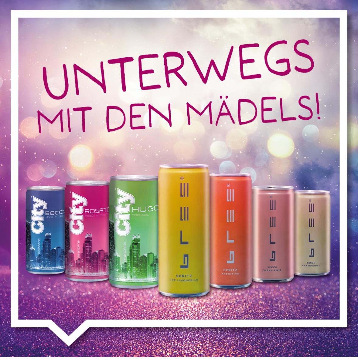 Heyho! Let‘s go!
Kennt ihr schon die fertig gemischten Drinks von Bree und City?
Sie passen perfekt in die Hand und kommen in vielen erfrischenden Sorten mit auf eure Mädelstour ?♀️?♀️?♀️?
Markiert jemanden mit dem Ihr los geht
#unterwegs #city #bree #mädelskram #mädels #tour