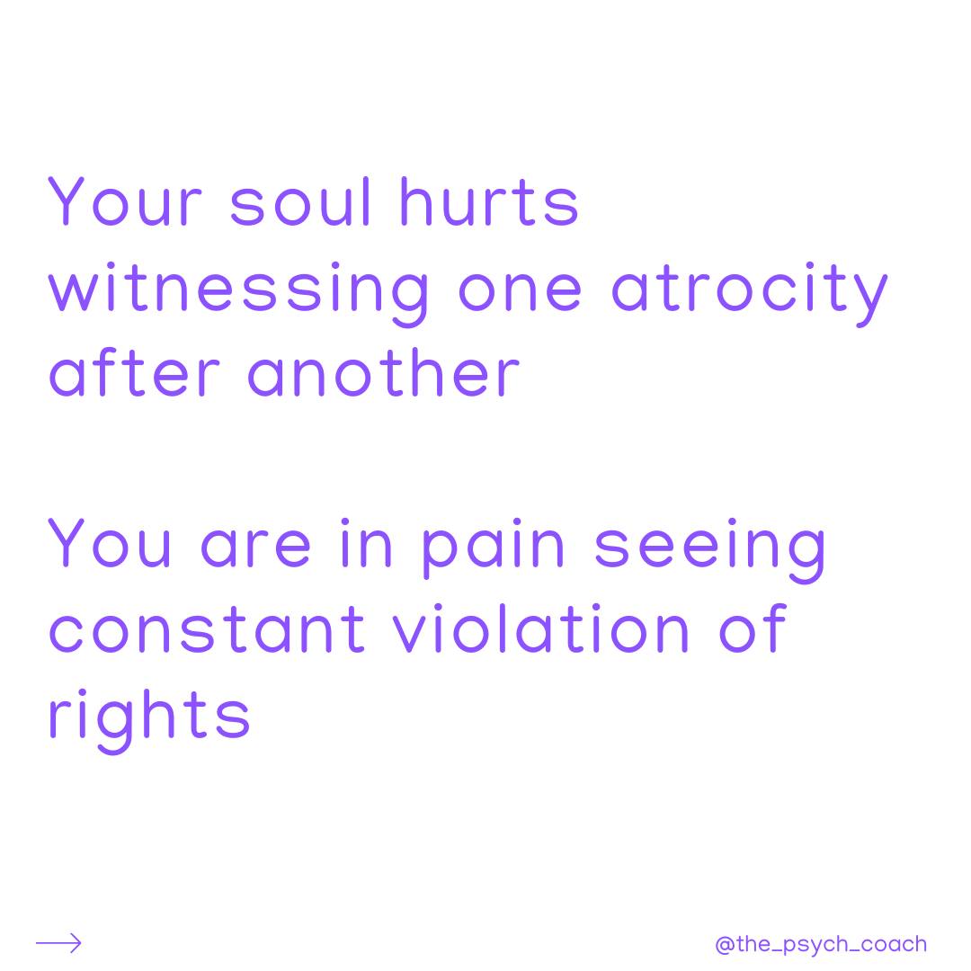 You have a heart of gold which can sometimes be really difficult and painful for you.  It may even feel like that heart is breaking right now.
I see you and I know that you care deeply.  You are a sensitive soul.  I know you’re doing your best every day to try help the world.
But maybe you feel like your efforts are not enough.  You have guilt for the moments of joy in your life. You find yourself overwhelmed with sadness, despair or anger.
Your soul hurts witnessing one atrocity after another.  You are in pain seeing constant violation of rights.
This is because you care about people and about the world and you are passionate about justice and equality.  It’s because you believe in kindness. It’s because you are not prepared to give up on what’s right.  It's because you are a good person.
I know it’s really hard, I get it.  But you need to look after yourself too.
Take breaks when you need them.  Mind your beautiful heart. Do not give up on your joy, it is a protest in times of forced despair and uncertainty. 
If you would like support from someone who also cares deeply, you can book your FREE consultation, via the link in my bio.
#joy #sensitivesouls #brokenheart #psychotherapist #irishpsychotherapist