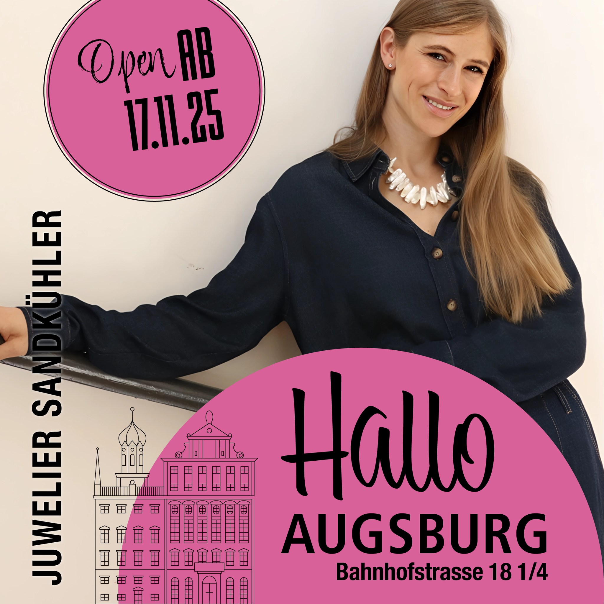 Es ist soweit โ wir freuen uns, Euch ?? ??? 17.11.25 in unserer neuen ??????? ?? ???????? begrรผรen zu dรผrfen. ?
Freut Euch auf exklusive Schmuckstรผcke, edle Uhren und persรถnliche Beratung in stilvollem Ambiente.
?????? ????????????????:
??????? ??? ?????- ??? ????????????? sowie Luxusuhren und auch Luxustaschen.
???????????? durch Beleihung von Schmuck, Uhren, Goldmรผnzen und Barren.
?????? ??? ???? ??? ??????? Nachlassbewertungen und Gutachten.
???????????? Neuanfertigung der hauseigenen Brillantkollektion und Werkstattleistungen.
https://www.juwelier-augsburg.com
#juweliersandkuehler #juwelier #meinlieblingsjuwelier #neuerรถffnung #neuerรถffnungaugsburg #juwelieraugsburg