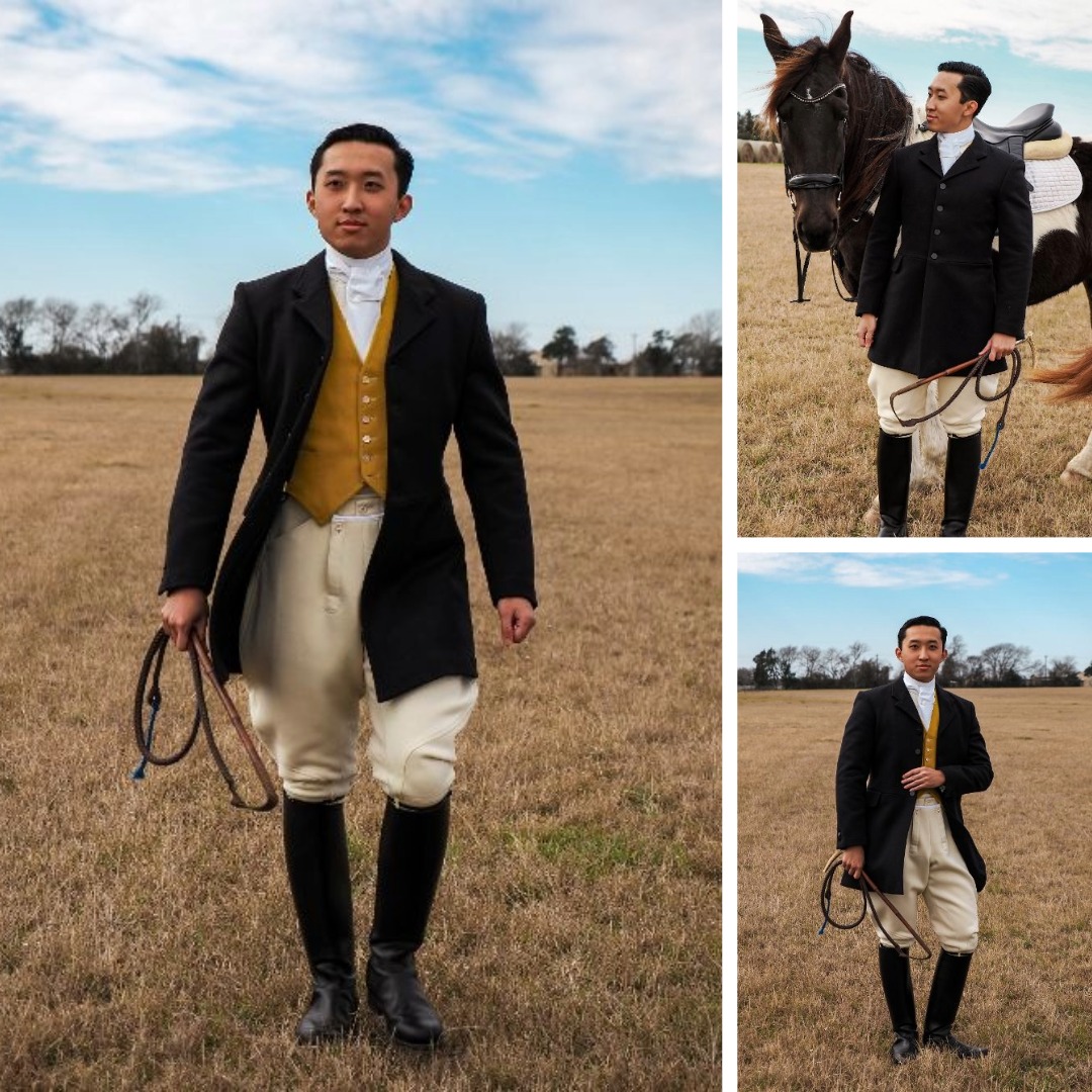 From our shop in the UK all the way to Texas, USA ??โก๏ธ??
One of our customers has just sent us this fantastic photo, fully kitted out in our gear โ wearing one of our Waterford coats, bespoke breeches with an extra-wide wing for that classic traditional look, waistcoat, whip, stock and pin. Every piece was proudly made right here in the UK before making its journey across the Atlantic โ?
Itโs always brilliant to see our craftsmanship being worn and appreciated around the world. Thank you for sharing!
#britishmade #traditionalwear #supportingbristishtailoring #bespoke