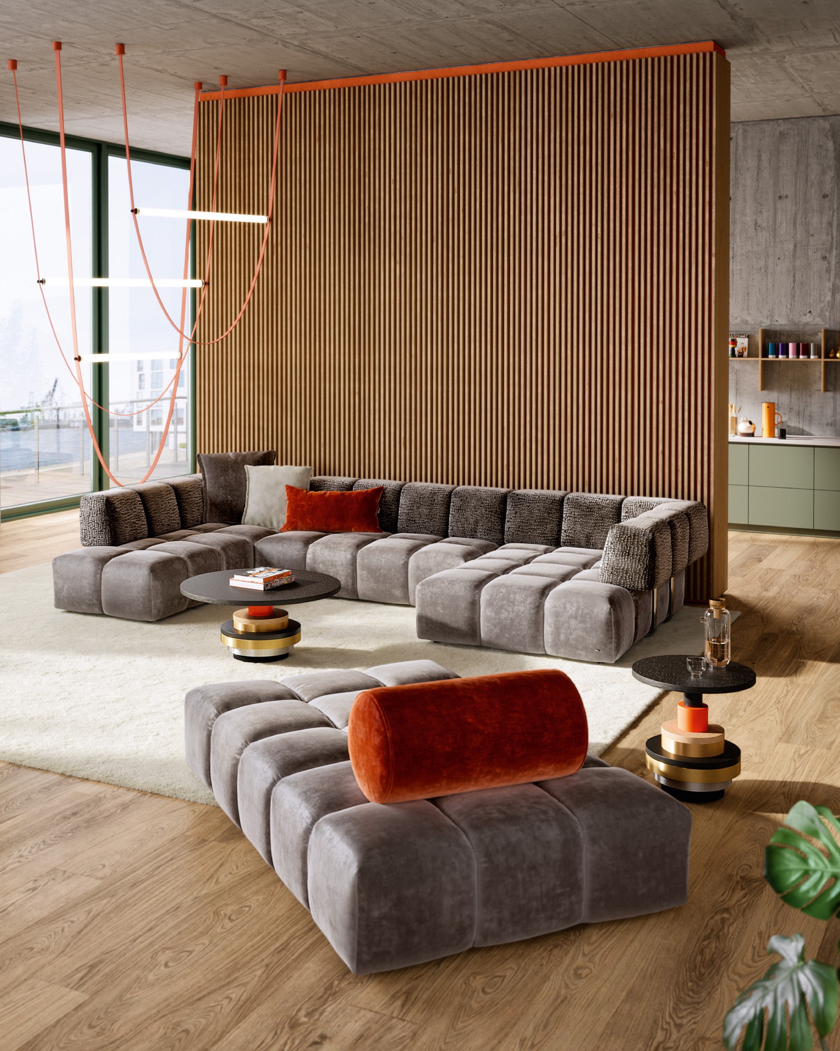 Edgy – die spielerische Kunst des Wohnens.
Inspiriert vom ikonischen Tetris-Spiel der 80er entsteht...