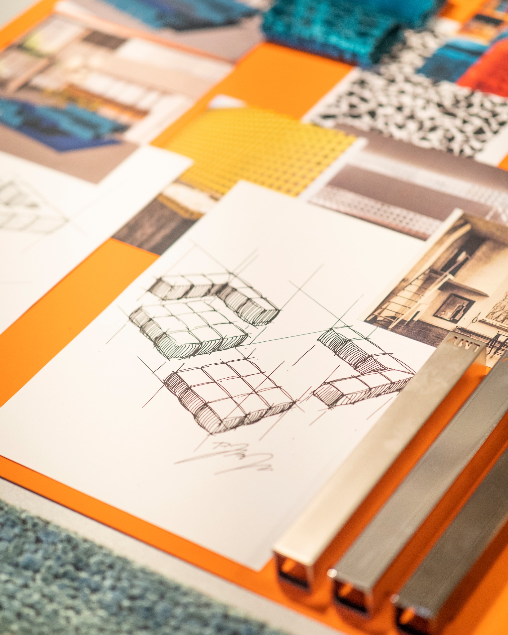 Alles begann mit einer Idee – inspiriert vom Tetris-Spiel der 80er. Aus Moodboards und ersten Skizze...