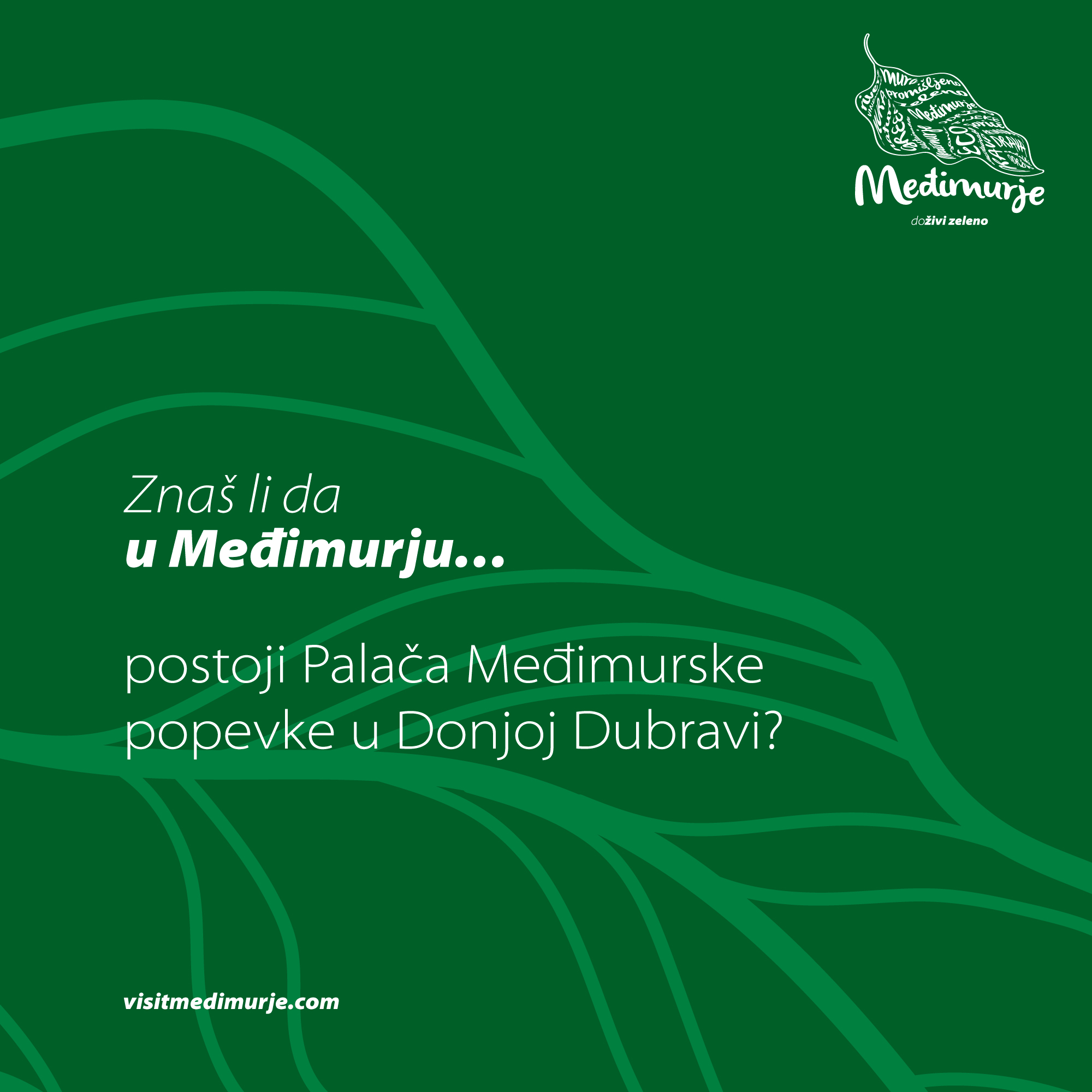 💡 Znaš li da u Međimurju…
💚 doživi zeleno Međimurje
#visitmedimurje