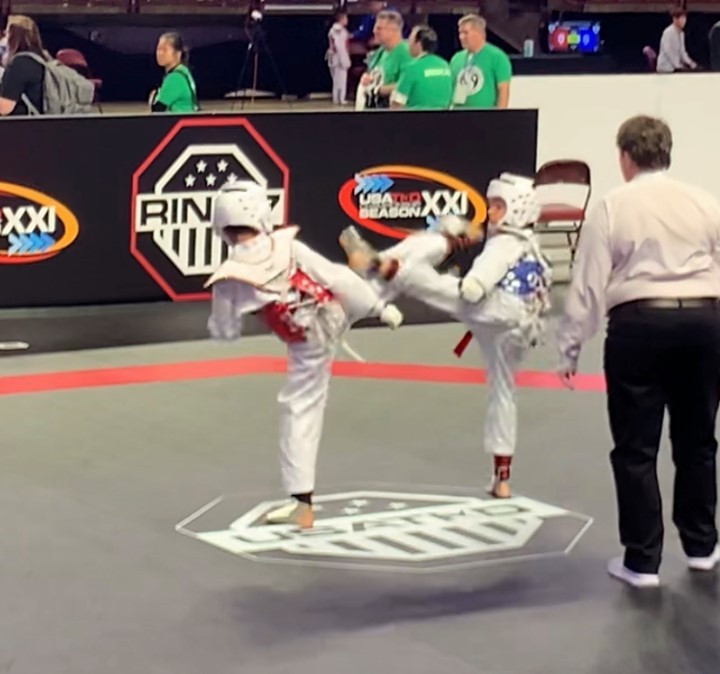 Our Young Athlete Pedro Osses demonstrates his abilities as a fighter in his first ever sparring match at the USA Taekwondo Grand Prix East, where he scored the highest number of points out of our team.
Our next goal is the National Championship in San Antonio Texas! GO PJ!!!!
#taekwondo #taekwondotraining #taekwondokids #confidence #taekwondokick #training #taekwondokick #bestrong #Pinecrest #PinecrestParks
~~~For sign up questions and further info, see our link in bio~~~