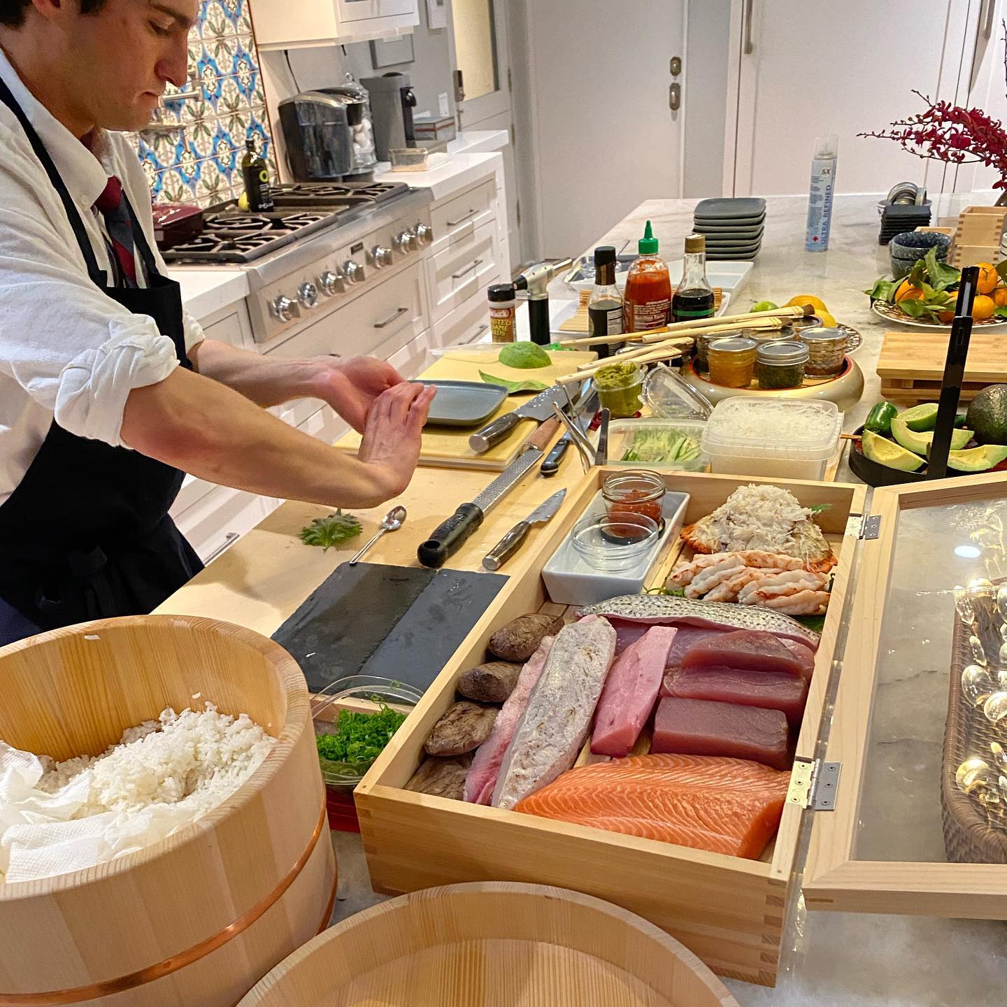 Need A Private Sushi Chef???
My name is Julian & I specialize in providing an intimate Omakase (Chef’s Choice) experience within the comfort of your home.
I mainly work around my own interpretation of traditional Japanese sushi, with a slight hint of French & Peruvian inspired flavors!
Follow me @asurfersushichef??♂️
Check out my website: www.asurfersushichef.com?
(Link In Bio)⬆️?
Available for private parties hosted in Santa Barbara, Ventura, Los Angeles, Orange, and San Diego County!
**If given at least a month’s notice, I may be able to travel up to Central & Northern California.
Please DM me for menu inquiries or any other questions!
#asurfersushichef #sushi #sashimi #maki #omakase #sushicatering #sushichef #freshfish #privateomakase #surfing #localseafood #privatechef