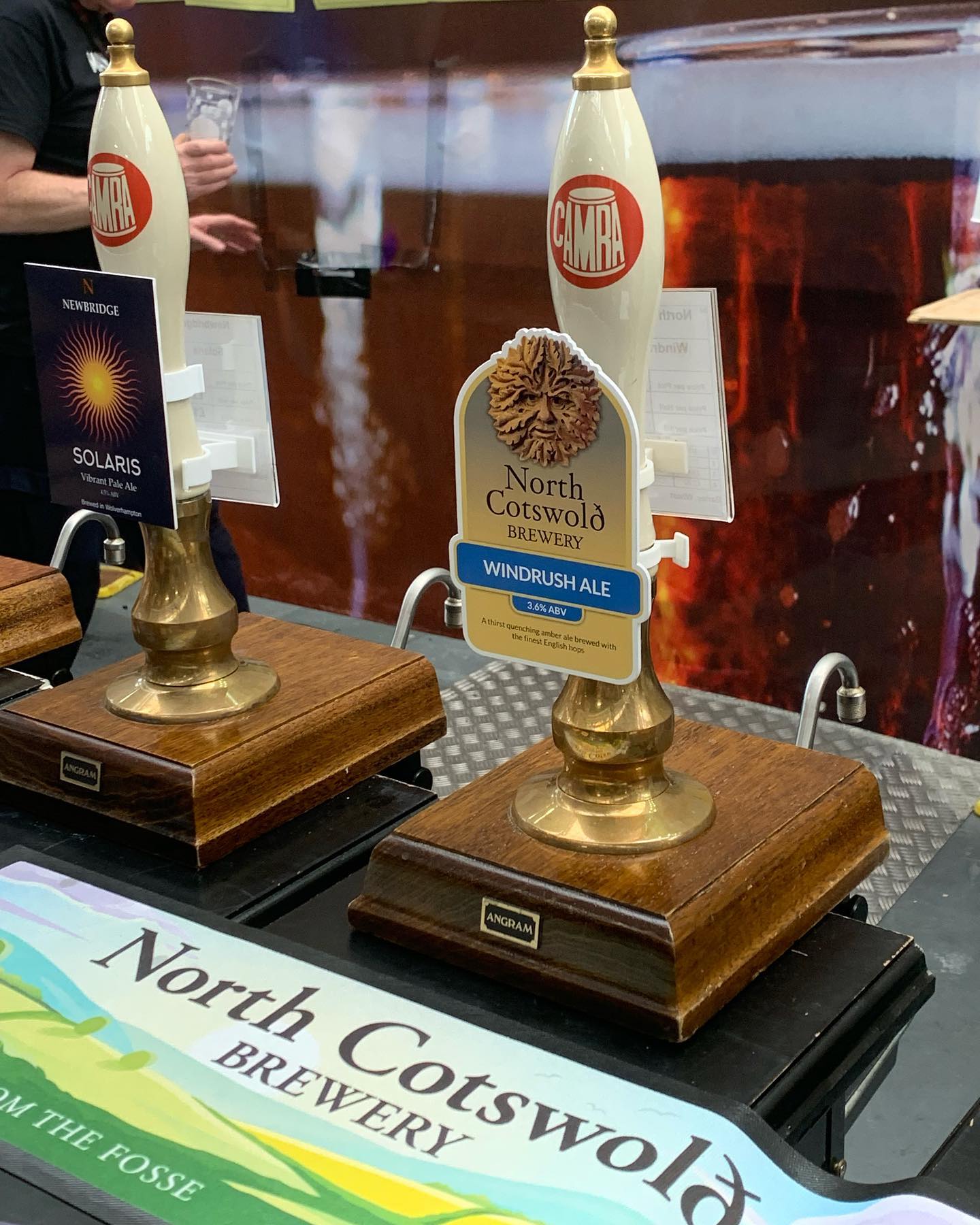 North Cotswold Brewery spotted at the Great British Beer Festival in London Olympia ?? great to sample our wonderful Windrush ale, and of course some fantastic ales from breweries across the country! ???@gbbf_official