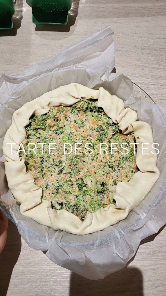 La tarte salée avec