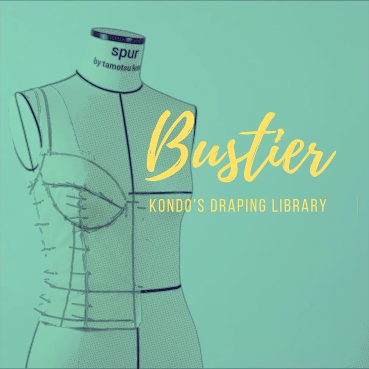 Inner wear turning into outer wear, is a very common historical development in fashion history, like in the case of bloomers and the camisole. The bustier might be one of the most flashy, provocative and sexy examples of this.
.
Madonna rocked the conically shaped bust designed by Jean Paul Gaultier in the 80s and these days celebrities like Ariana Grande and Cardi B are at the forefront of bustier fashion.
.
Draping a bustier is fun and not that hard. So carve it up as you want to, accentuate the lines and bring on the glam.
.
This is a preview of the tutorial and as always you can watch the whole video on YouTube under Kondo’s Draping Library.
.
#tamotsukondo #draping #bustier #tutorial #dressform #draping #spurdressform #fashionhistory