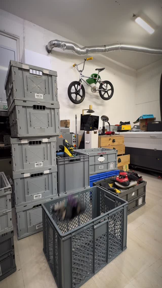 First batch of resoled shoes for @urbanapes.berlin.fhain. Your shoes also need new grip? Use the @resoling_rocks Drop-off box at the gym and get them back as new at the counter!