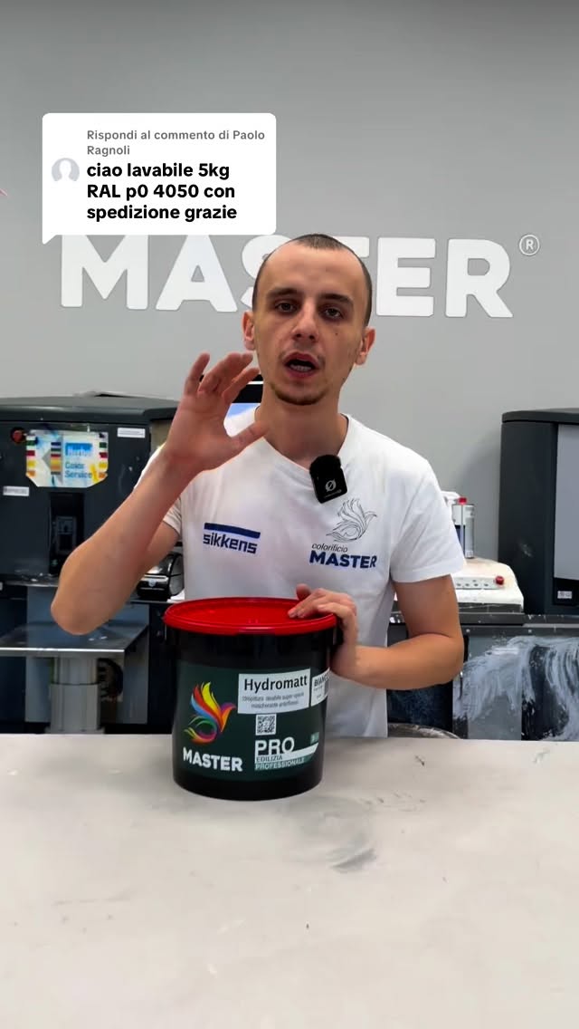 👋 Ciao Paolo!
Per te ti consigliamo il nostro prodotto di punta: Hydromatt ✨
Un lavabile per interni con copertura top e facile da applicare💪
