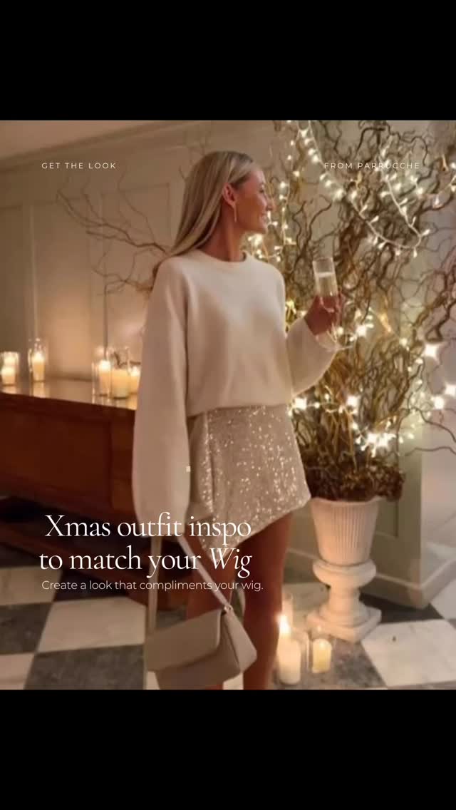 ✨Christmas outfit inspiration to match your wig✨
We thought we would give you some festive style inspo that can compliment your wig.
💫Wig- Milan Heat Friendly wig by Henry Margu @hairwareuk
💫Colour - 10/613 Ash Platinum Blonde
💫Cap - Wefted with Monofilament top & Lace front.
Available in a variety of colours at Parrucche 🤍
Outfit details below 👇🏼
🤍Jumper from @johnlewis
🤍Sequin skirt from @ukglamorous
🤍Earrings from @veryuk
🤍Bag from @mango
🤍Sandals from @jimmychoo
Inspiration image: @pinterest
#parrucchewigs #parrucche #styleyourwig ✨Christmas outfit inspiration to match your wig✨
We thought we would give you some festive style inspo that can compliment your wig.
💫Wig- Milan Heat Friendly wig by Henry Margu @hairwareuk
💫Colour - 10/613 Ash Platinum Blonde
💫Cap - Wefted with Monofilament top & Lace front.
Available in a variety of colours at Parrucche 🤍
Outfit details below 👇🏼
🤍Jumper from @johnlewis
🤍Sequin skirt from @ukglamorous
🤍Earrings from @veryuk
🤍Bag from @mango
🤍Sandals from @jimmychoo
Inspiration image: @pinterest
#parrucchewigs #parrucche #styleyourwig