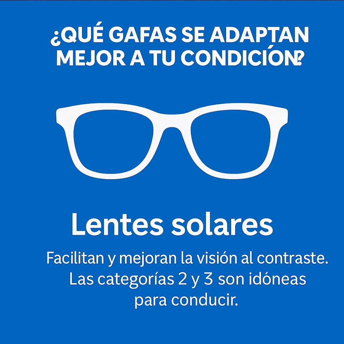 ¿Conduces bajo el sol? ☀️
Las lentes solares mejoran el contraste y reducen el deslumbramiento.
¡Perfectas para esos días brillantes en la carretera! ?️?