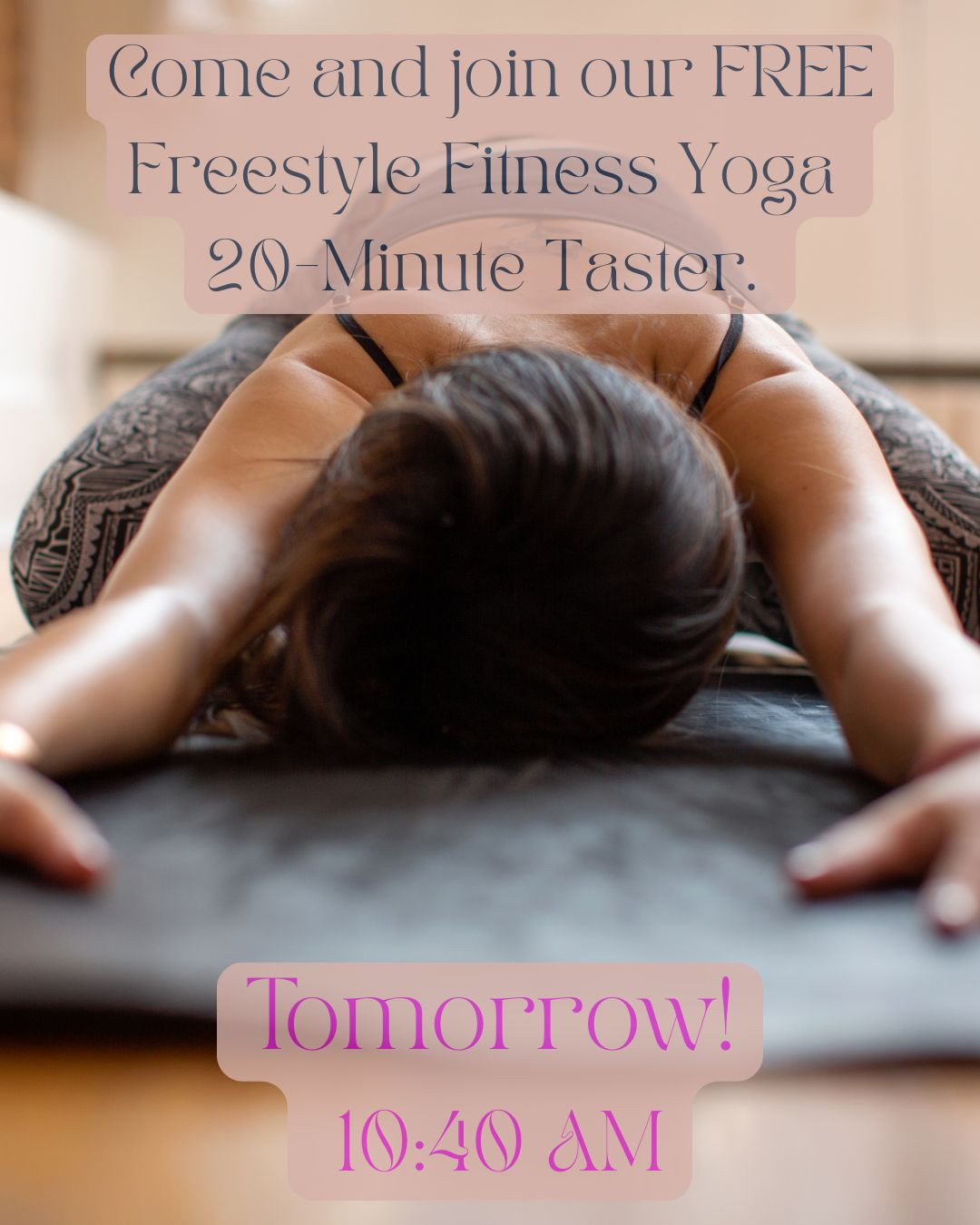 Join us tomorrow for a FREE 20-Min Freestyle Fitness Yoga (Slow Flow) Taster! �
Wed, Apr 30 | 10:40–11:00 AM
Curious about yoga but want something fun and accessible? Come join us for a completely free 20-minute session of Freestyle Fitness Yoga, a chill, slow-flow vibe perfect for all levels.
Expect:�
• Gentle, flowing movements�
• A combo of strength + stretch�
• Zero pressure, all good vibes
No experience needed, just show up and take 20 mins for you.
Book your space here via the link in bio....
#haslemere #pilatesworkout #pilatesfitness #pilatesclasses #pilatesyoga #netmums #menspilates #wellbeinggoals #wellbeinglifestyle
#haslemerelife #surreymums #surreybusiness #surreyfitness
#liphook #bordon #hindhead #surreylife #petersfield #farnhamsurrey
#healthieryou #healthybodyandmind #surreyyoga
#reformerpilates #reformerclass #reformerpilatesworkout
#barre #barreworkout #barrefitness #barreclass