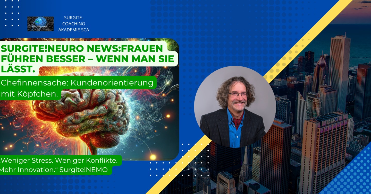 Neue Neurowissenschaftliche Studie Als Mitglied der Akademie für neurowissenschaftliches Bildungsmanagement AFNB GmbH erfahre ich regelmäßig vieles und spannendes Neues aus dem Bereich der modernen Gehirnforschung. Diese Neuigkeiten möchte ich gerne mit Ihnen teilen und setze diese auch in meinen Coaching-Programmen ein. Denn Bildung geht uns alle an. Vor allem wenn es um unser Gehirn geht. Wer sein Gehirn versteht und richtig anspricht, lernt deutlich effizienter und nachhaltiger = gehirngerechtes Lernen…...
https://konflikteamarbeitsplatz.wordpress.com/2025/06/06/surgite-stressmanagement-neues-aus-der-gehirnforschung--frauen-fuhren-anders-und-erfolgreicher/