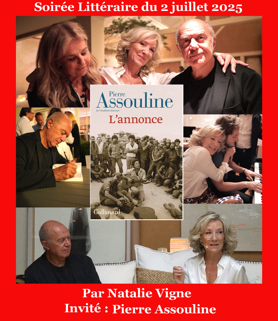 RETOUR SUR LA DERNIÈRE SOIRÉE LITTÉRAIRE DE LA SAISON AUTOUR DE PIERRE ASSOULINE ET DE SON BOULEVERSANT DERNIER LIVRE :
L ’ANNONCE (GALLIMARD)!
Merci à Pierre pour sa générosité et sa ferveur.
Merci à vous tous pour votre grande fidélité .
Merci à mes Partners in crime @patriciaorebi @guillaume_huret_rejoice @thom_nuatea @pankotay_photography @librairiefontainehaussmann
#lessoireeslitterairesdenatalie #confidenceslitteraires #salonlitteraire #litterature #litteratureetmusique #natalieinthemoodforbooks #natalievigne #confessionslittéraires