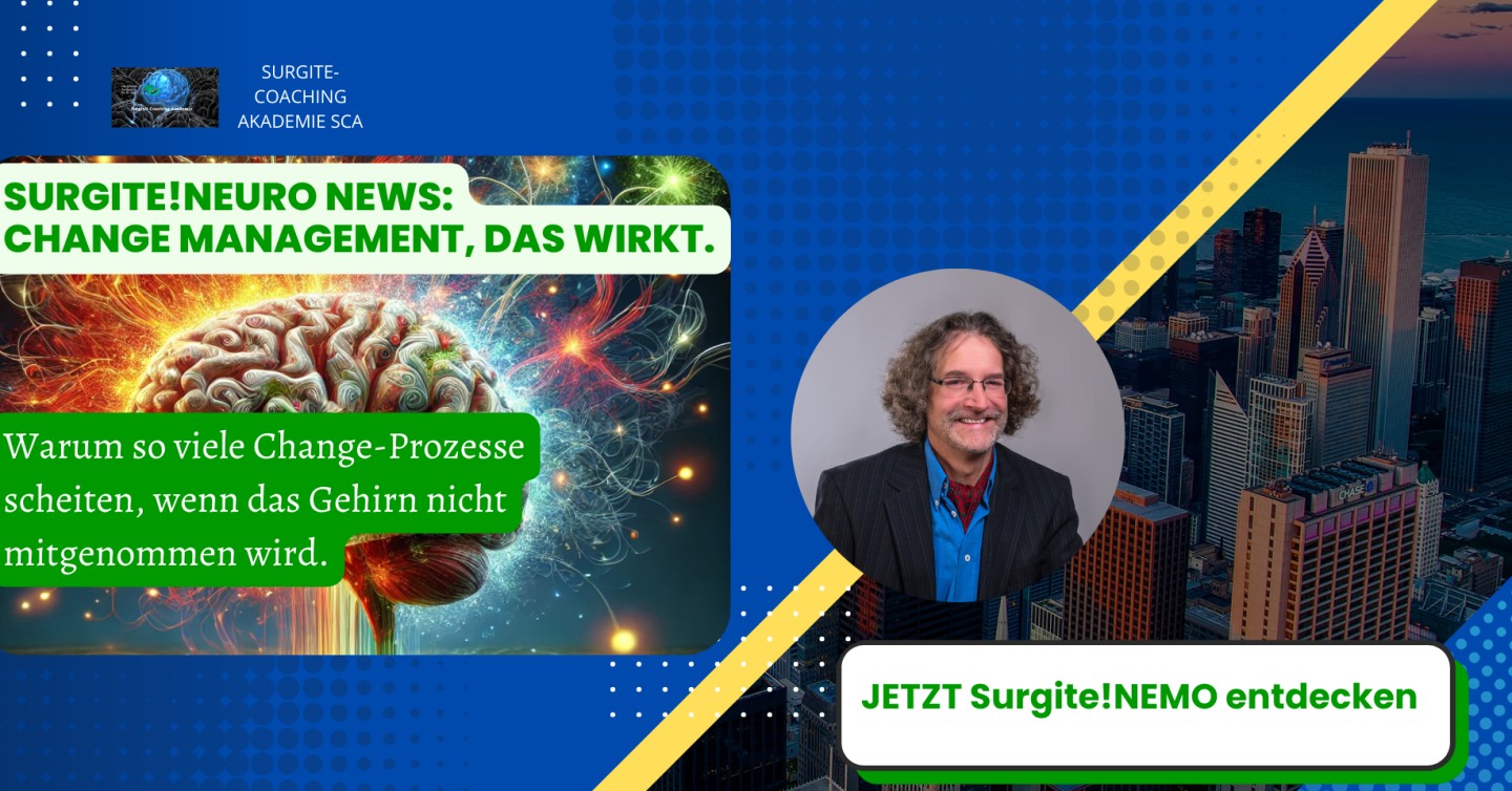 Neue Neurowissenschaftliche Studie Als Mitglied der Akademie für neurowissenschaftliches Bildungsmanagement AFNB GmbH erfahre ich regelmäßig vieles und spannendes Neues aus dem Bereich der modernen Gehirnforschung. Diese Neuigkeiten möchte ich gerne mit Ihnen teilen und setze diese auch in meinen Coaching-Programmen ein. Denn Bildung geht uns alle an. Vor allem wenn es um unser Gehirn geht. Wer sein Gehirn versteht und richtig anspricht, lernt deutlich effizienter und nachhaltiger = gehirngerechtes Lernen…...
https://konflikteamarbeitsplatz.wordpress.com/2025/07/18/surgite-stressmanagement-neues-aus-der-gehirnforschung--change-management-das-wirkt/