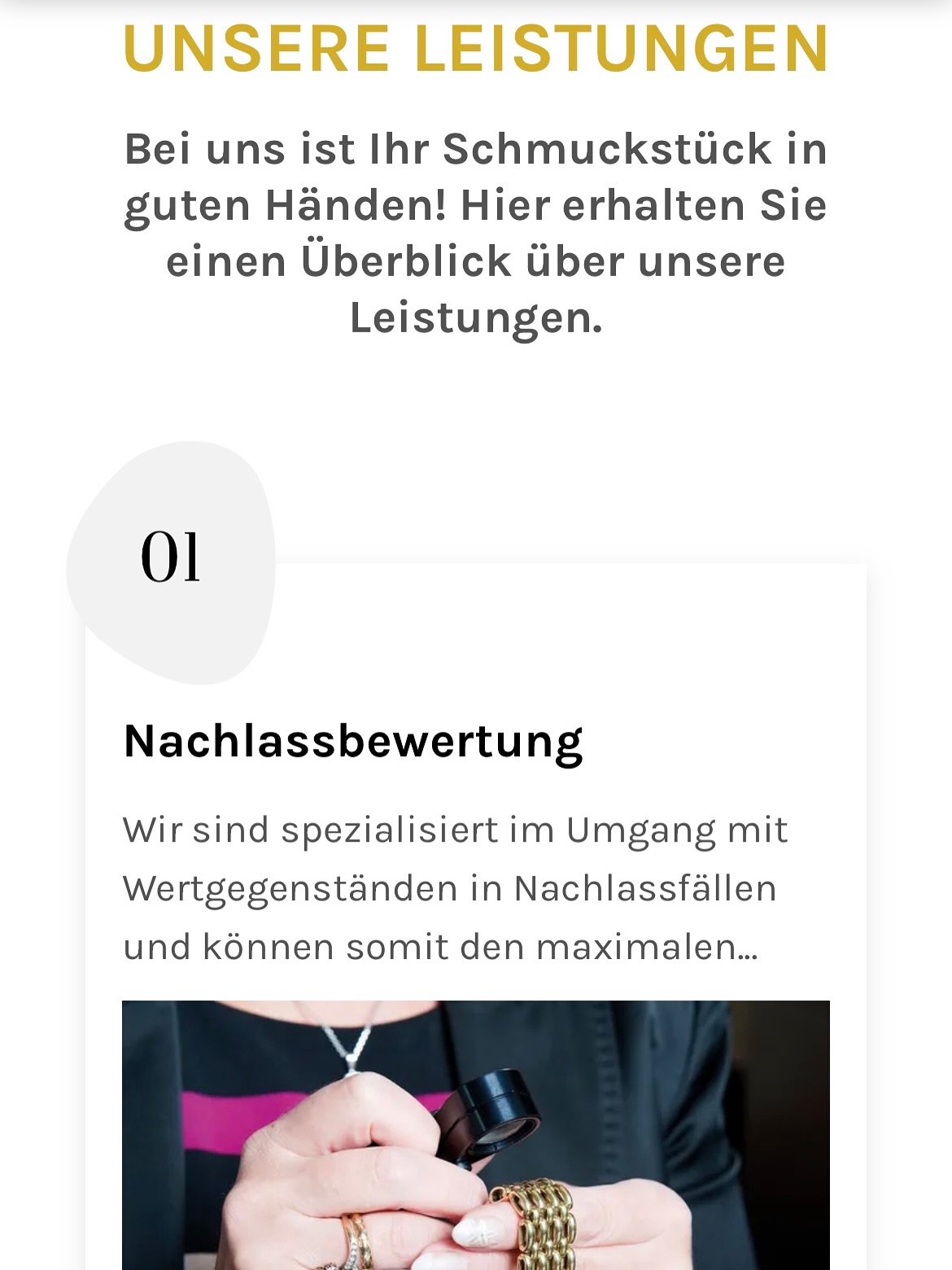 โจ Service bei Juwelier Sandkรผhler โจ
In Stuttgart, Heilbronn, Ludwigsburg, Esslingen, Nรผrnberg, Ulm, Reutlingen und Augsburg!
Entdecke jetzt all unsere hochwertigen Serviceleistungen โ alles aus einer Hand, in Meisterqualitรคt! ?
1. Nachlassbewertung โ Wir schรคtzen deine Erbstรผcke mit grรถรter Sorgfalt. ๏ฟผ
2. Gold- & Diamantenankauf โ Vertraue auf faire, marktรผbliche Preise fรผr Gold, Silber, Diamanten & Luxusuhren. ๏ฟผ
3. Schmuck- & Uhrengutachten โ Fรผr Herkunft, Wert & Echtheit deiner Lieblingsstรผcke. ๏ฟผ
4. Meisterwerkstatt โ Reparatur, Umarbeitung, Revision & Reinigung durch erfahrene Goldschmiede. ๏ฟผ
5. Neuanfertigungen โ Von individuellen Designs bis hauseigene Kollektionen: Wir gestalten dein Traumschmuckstรผck. ๏ฟผ
6. Edelsteinlabor โ Diamanten & Farbsteine prรผfen wir prรคzise bei uns im Haus. ๏ฟผ
7. Kommission โ Du รผberlรคsst uns deinen Schmuck โ wir verkaufen ihn fรผr dich. ๏ฟผ
8. Pfandkredit โ Beleihung von Schmuck, Uhren, Mรผnzen oder Barren zu fairen Konditionen. ๏ฟผ
9. Uhrenservice โ Batteriewechsel, Wasserdichtigkeitsprรผfung, Revision & mehr. ๏ฟผ
๏ฟผ
? Fรผr alle Details zu unseren Dienstleistungen und den vollstรคndigen Berichten folge jetzt dem Link โUnsere Dienstleistungen!โ in unserer Bio und entdecke, wie wir deinem Schmuck Leben einhauchen. โจ
#JuwelierSandkรผhler #SchmuckService #UhrenService #Goldankauf #Nachlassbewertung #Wertgutachten #Pfandkredit #Meisterwerkstatt #Schmuckreparatur #Uhrenreparatur #Edelsteine #Diamanten #Luxusuhren #Schmuckliebe #Feinschmuck #Handwerkskunst #SustainableLuxury