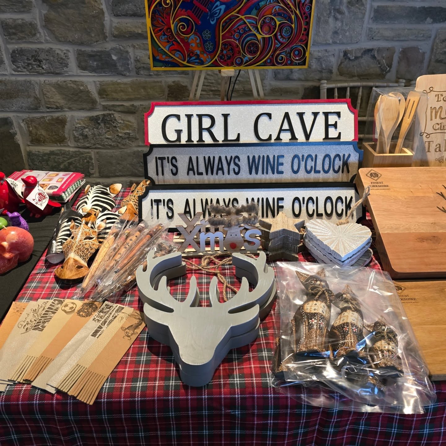 Christmas Fayre today 11am-3pm 🎄☃️
@tankersleymanorhotel
#christmasgifts🎁 #handmade #laserengraved #woodwork