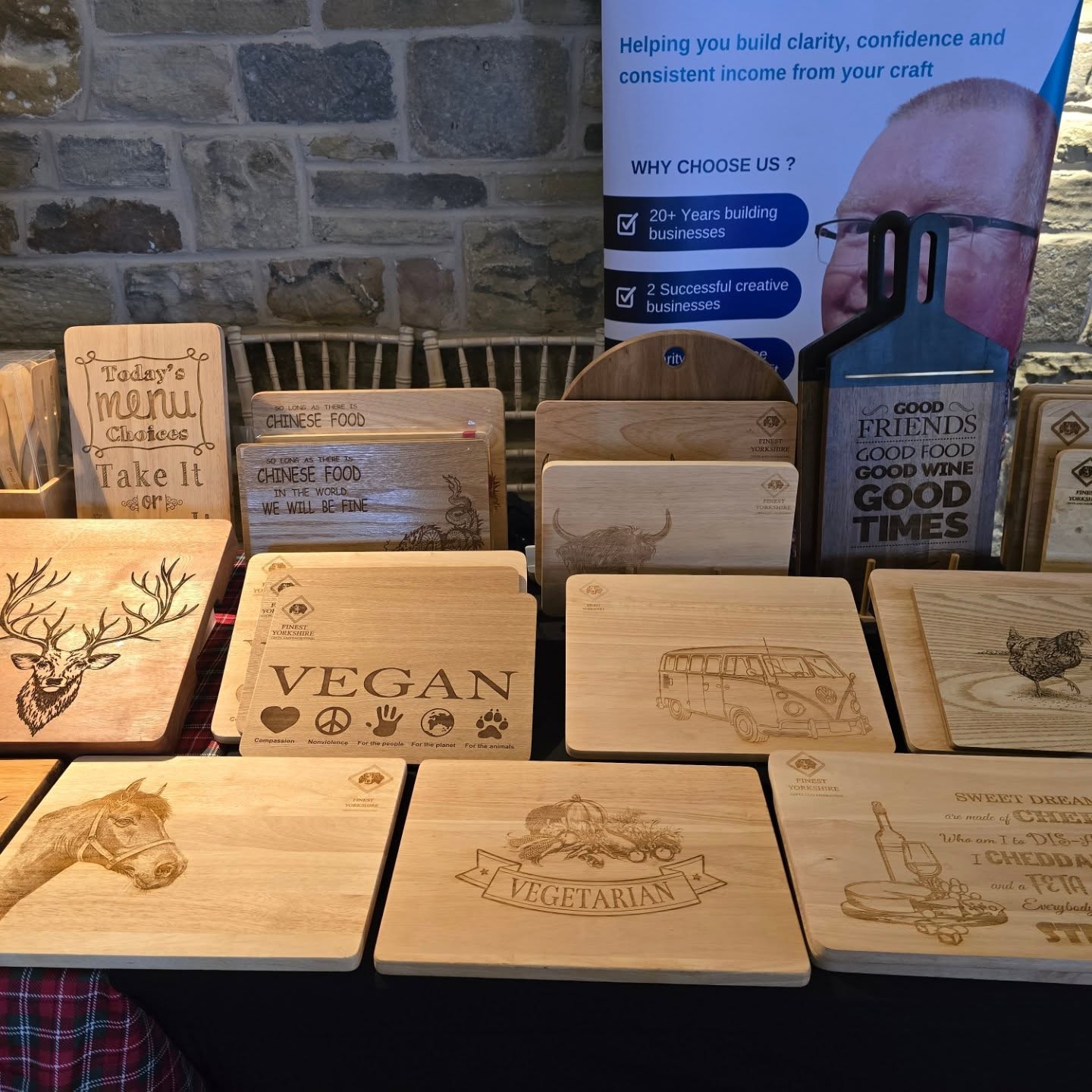 Christmas Fayre today 11am-3pm 🎄☃️
@tankersleymanorhotel
#christmasgifts🎁 #handmade #laserengraved #woodwork