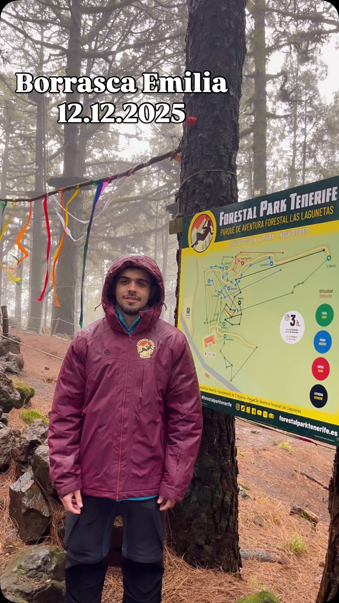 🌧️ La lluvia y el viento han llegado al monte 🌲
Hoy hemos tenido que cerrar antes de lo previsto en Forestal Park Tenerife debido a la borrasca Emilia, que ya se deja sentir en Las Lagunetas.
Cuando el tiempo cambia, la seguridad de nuestros visitantes y del equipo es siempre lo primero. Por eso, aunque nos encante la aventura, hay días en los que toca parar, cuidar y esperar.
Gracias por vuestra comprensión 💚
Volveremos en cuanto las condiciones sean seguras para disfrutar del bosque como se merece.
•
•
•
#ForestalParkTenerife #BorrascaEmilia #SeguridadAnteTodo #NaturalezaViva #MonteDeTenerife #AventuraResponsable #LasLagunetas #islascanarias