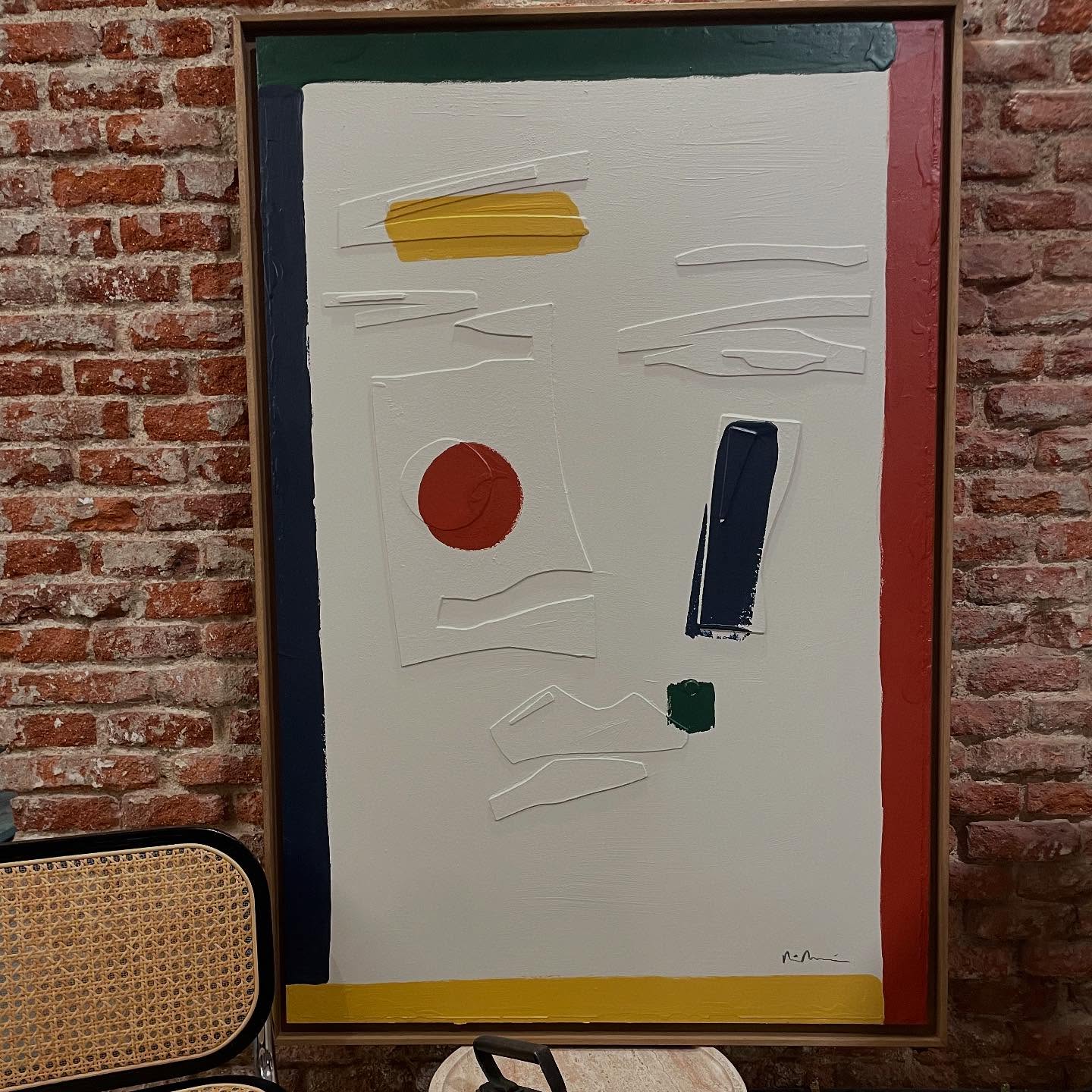 La obra de @jimmy_millan ya viste las paredes de nuestra sastrería, convirtiendo el atelier en una galería efímera de arte abstracto.
.
Playful. Técnica mixta sobre tablero.
79x116 cm.
2025
2.640€
.
#art #tailoring #expo #madrid #thesartorialgallery