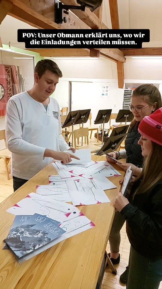 Checkt die nächsten Tage eure Briefkästen, vielleicht finden die Musikant:innen ja doch hin 📬 😉