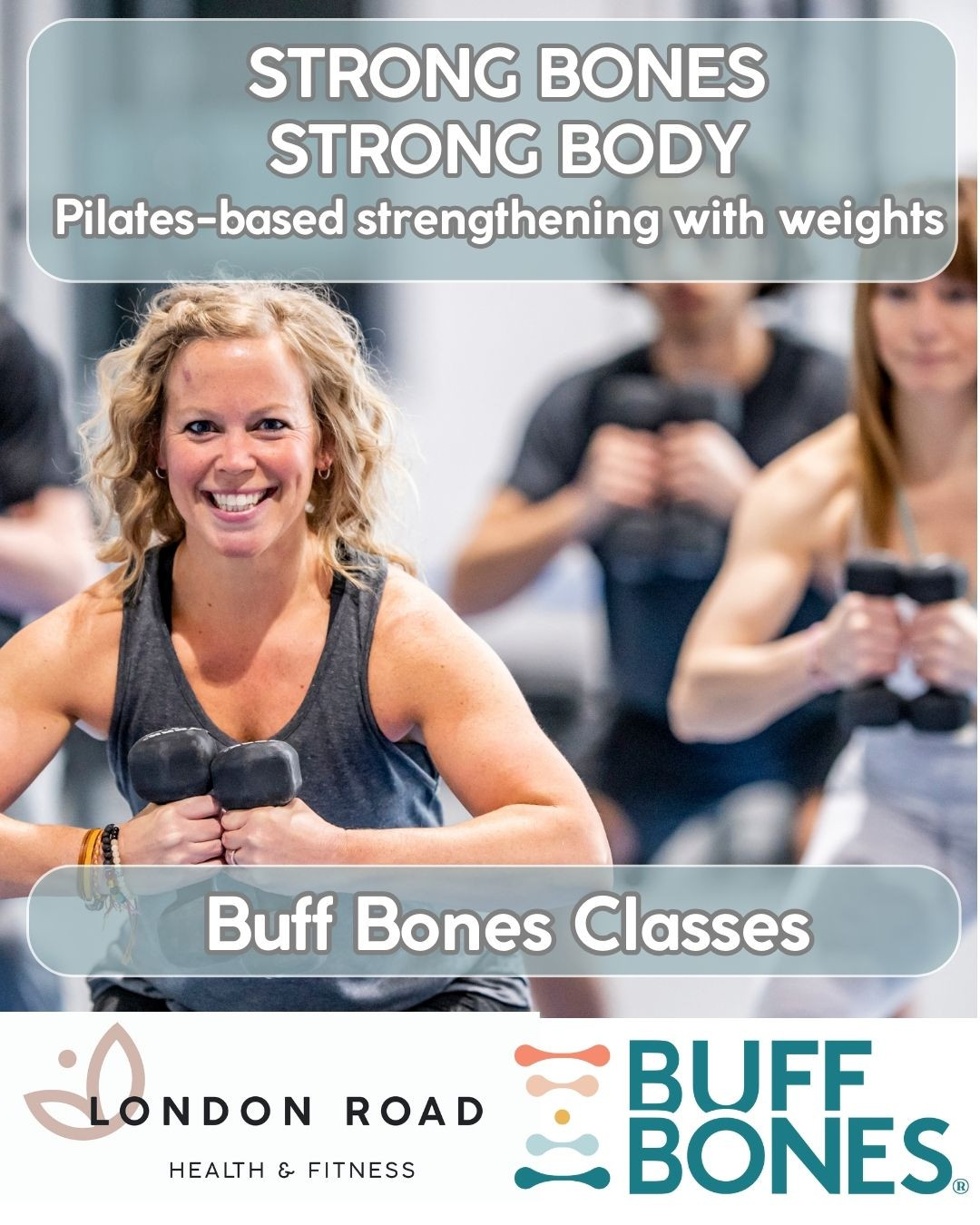 Buff Bones® Pilates Classes in Hindhead, Surrey
Want to build strength, support your bones, and move with confidence?
Our Buff Bones® classes combine Pilates-based strengthening using both weights and bodyweight, alongside functional movement, balance work, and posture training. These classes are ideal for those with osteoporosis or osteopenia or if you just want a stronger body. Led by a qualified Buff Bones instructor in a supportive studio environment.
You can find more information about Buff Bones and benefits on the Resources area of our website.
Classes: TUESDAY 9.30 & FRIDAY 12.00
What’s included:
• Pilates-based strength work with weights
• Weight-bearing exercises to support bone health
• Balance & stability training
• Posture & spinal support
• Clear, expert guidance throughout
No Pilates or yoga experience needed.
Based in Hindhead, Surrey and easy to reach from Haslemere, Farnham, Liphook, Godalming, Grayshott and surrounding villages.
? Book online via the class schedule on our website, just click on the link in our bio
? Whether your goal is bone health or simply feeling stronger and more stable, Buff Bones® offers a confident, intelligent way to move.
#BuffBones #PilatesStrength #StrengthWithWeights #BoneHealth
#OsteoporosisExercise #PilatesSurrey #Hindhead #Haslemere
#Farnham #Liphook #Godalming #Grayshott #MoveWithConfidence