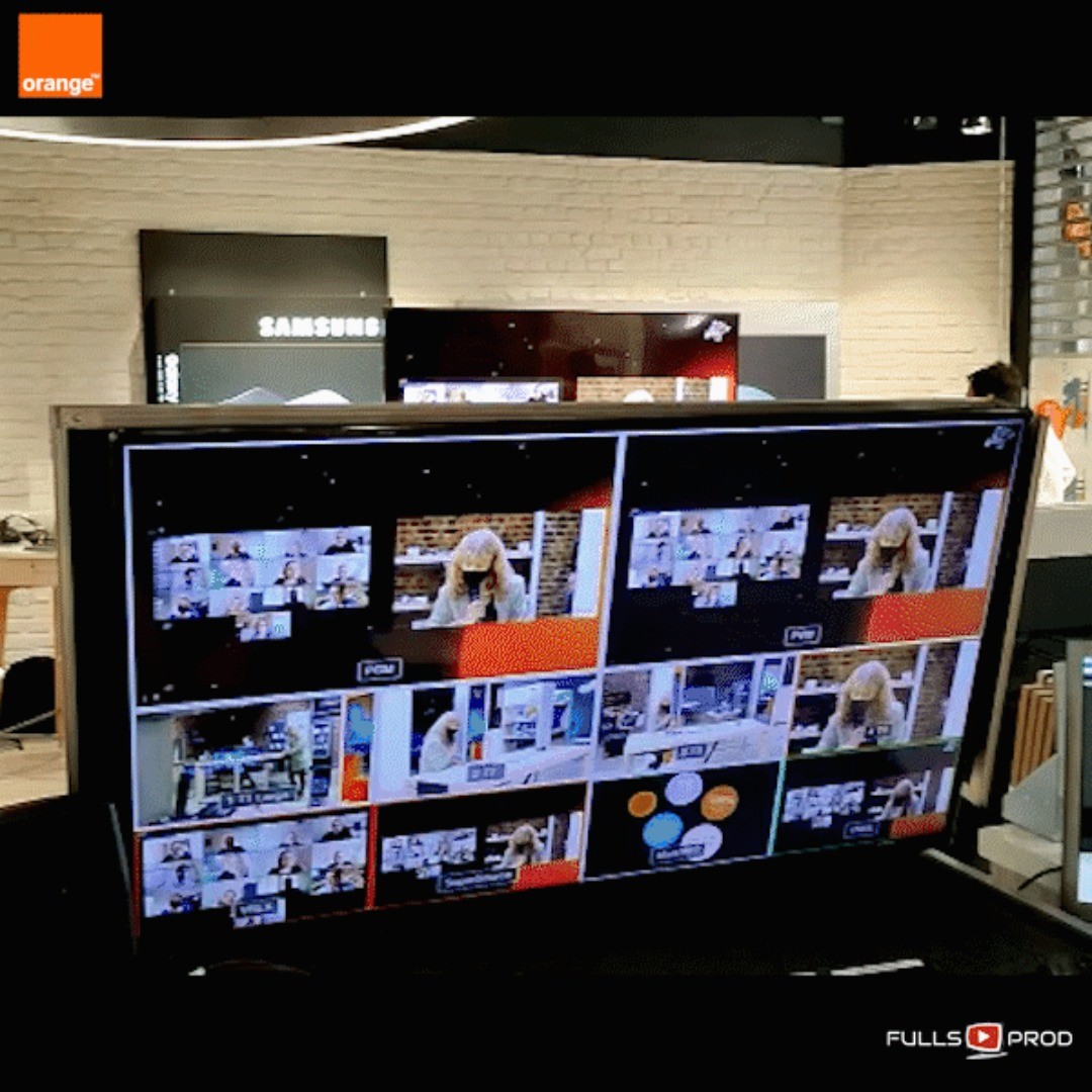 Voyage sur la planète Mars, tel était le thème du séminaire annuel des managers et cadres de l’Unité d’intervention d’Orange Occitanie, entièrement digitalisé pour l’occasion avec les équipes d’Orange Events et Fulls Prod.
Au sein de la boutique Orange à Lattes, nous avons équipé l’ensemble du plateau en vidéo afin d’assurer à la fois le distanciel et le présentiel pour cette journée entière, dédiée aux équipes internes.
Avec une alternance entre des présentations sur le plateau TV, des duplex avec plusieurs intervenants extérieurs, des questions / réponses avec les participants, des activités en sous-groupe gérées par système de visio-conférence…
Merci encore à Orange Events et à toute l’équipe d’organisation d’Orange Occitanie.
#Orange #OrangeEvents #OrangeOccitanie
#Live #Digital #Visio #PlateauTV