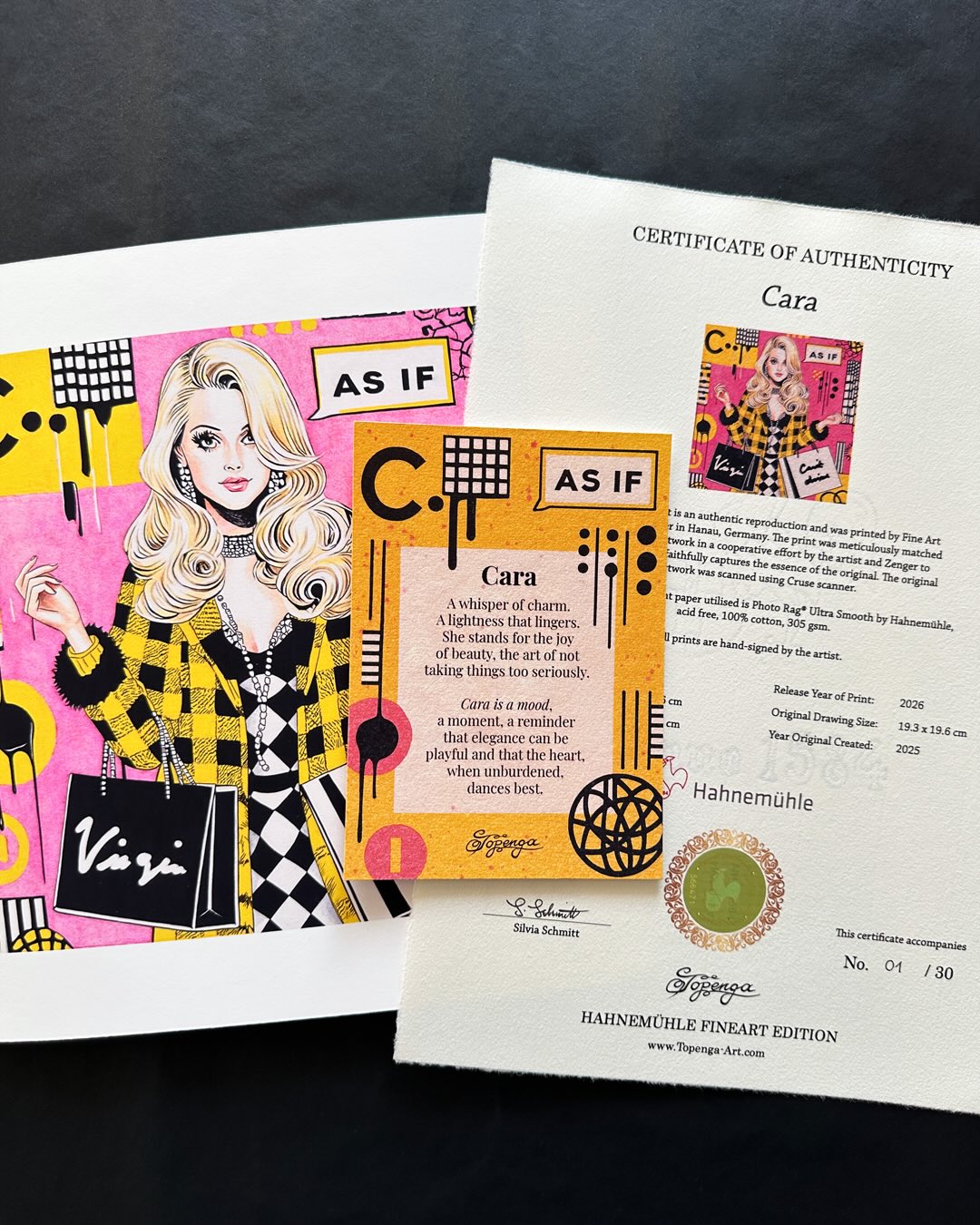 Effortless. Playful. Unbothered.
Cara moves with the kind of elegance that doesn’t try — it simply exists.
A whisper of charm, a spark of mischief,
a reminder that beauty can be lighthearted
and still feel iconic.
Created with Tombow brush and drawing pens on Hahnemühle Bristol paper. Now available as a FineArt Print in a limited edition of 30, hand‑signed and printed on Photo Rag® Ultra Smooth by Hahnemühle —
acid free, 100% cotton, 305 gsm.
Print Size: 25.3 × 25.6 cm
Worldwide shipping available
More details in my bio.
Collect your dreams with @topengaart.
#FineArtPrint #LimitedEditionArt #FineArtCollector #Hahnemühle #TombowBrushPen #BrushPenArt #FashionIllustrations #LineArtIllustration #WaterBrush #TombowDualBrushPens #Clueless #CherHorowitz #Topenga #TopengaArt