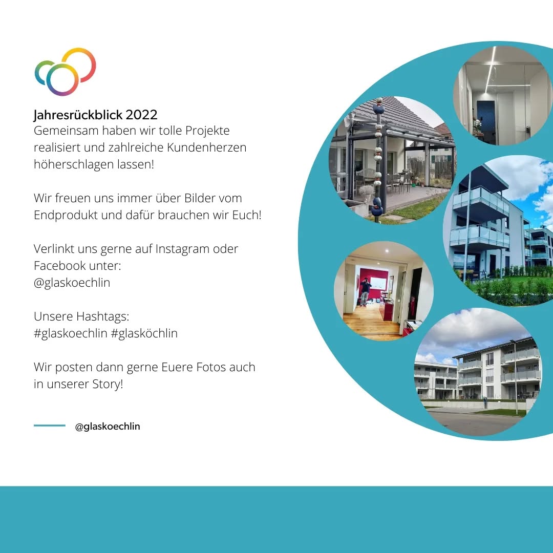 ? Ihr seid vor Ort und bringt das Endprodukt zum Kunden!
? Wir sind auch immer auf das Endergebnis gespannt und freuen uns über Bilder und Verlinkungen.
? Voller Vorfreude auf das neue Jahr und viele tolle neue Projekte, die wir gemeinsam umsetzten können!!!
@skymontagen @wahlglasmetallbau @zipflermetallbau_gmbh @glasservice.loerrach
#handwerker #handwerk #schreiner #metallbau #baugewerbe #architektur #glaskoechlin #glasköchlin #glas #fassade #isolierglas #fenster #balkonverglasung #flachglas #schweiz