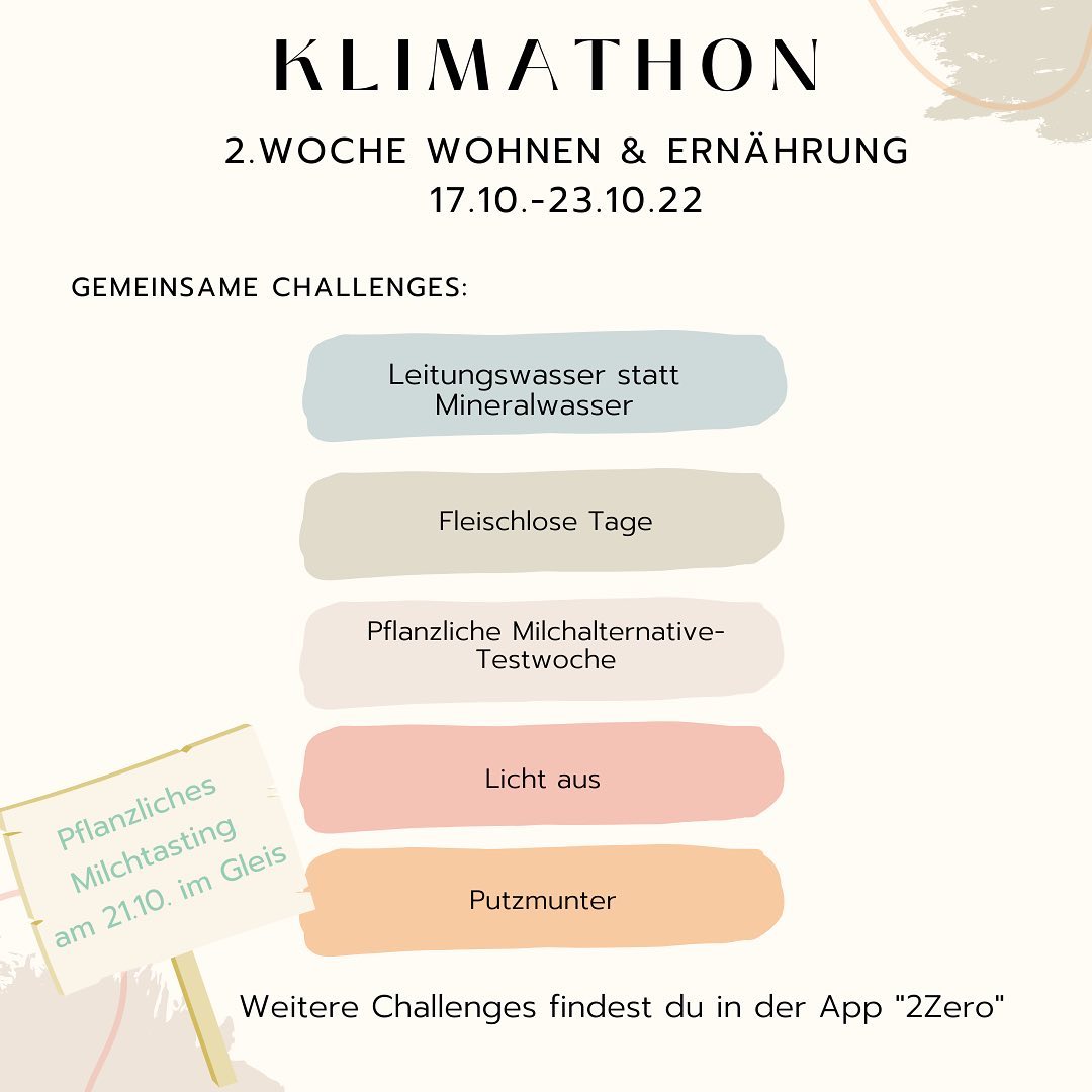 Klimathon 2. Woche… Jetzt an unseren Challenges teilnehmen #klimathon #offenekinderundjugendarbeit