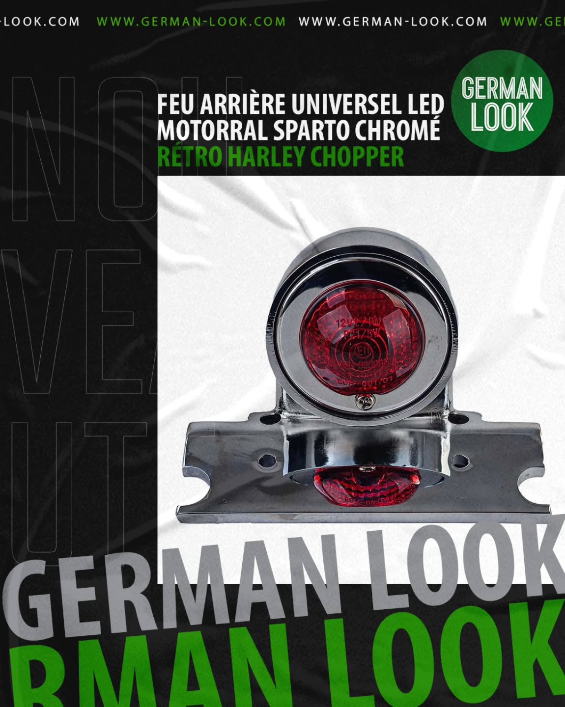 ??
? Style rétro. Visibilité moderne.
Le feu arrière universel LED Spartan chromé est le détail qui fait toda la différence sur un projet Harley / Chopper / Custom.
Look vintage assumé, éclairage LED efficace — simple, brut, intemporel. ⚙️?
? Technologie LED
? Montage universel
✨ Finition chromée
?️ Idéal pour projets rétro / custom
? Expédition rapide
? www.german-look.com
? Le détail qui signe le caractère.
#MotorcycleParts #HarleyStyle #ChopperLife #CustomBike #RetroLook LEDMotorcycle GermanLook MotoCustom ??
??
? Estilo retro. Visibilidade moderna.
O farolim traseiro universal LED Spartan cromado é aquele detalhe que fecha qualquer projeto Harley / Chopper / Custom.
Visual vintage, iluminação LED eficiente — simples, cru, intemporal. ⚙️?
? Tecnologia LED
? Montagem universal
✨ Acabamento cromado
?️ Ideal para projetos retro e custom
? Envio rápido
? www.german-look.com
? Porque os detalhes também contam história.
MotoCustom HarleyStyle Chopper RetroBike LEDMoto CustomCulture GermanLook CafeRac
