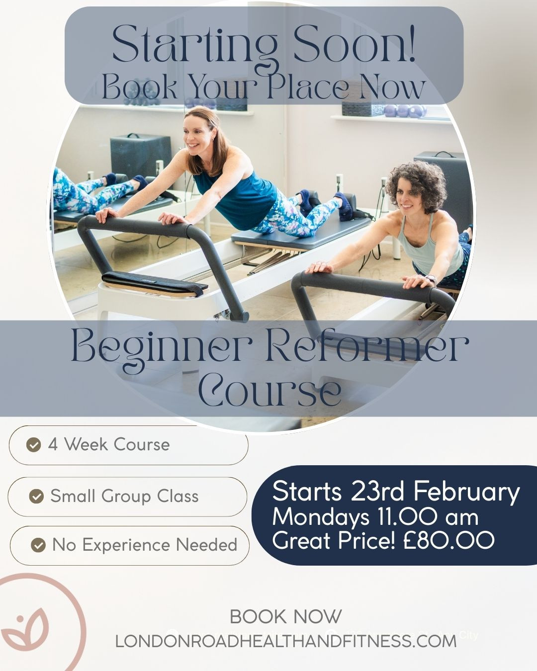 STARTING SOON!
Our Beginners Reformer Course is designed to teach you how to use the amazing reformer machine safely and effectively, while learning the unique benefits that make reformer Pilates so powerful.
By the end of the course, you’ll be ready to jump into our weekly reformer classes.
✨ Perfect for absolute beginners or anyone wanting a solid refresher
? Book via link in bio
#pilatesreformer #pilatesworkout #pilatesstudio #pilates