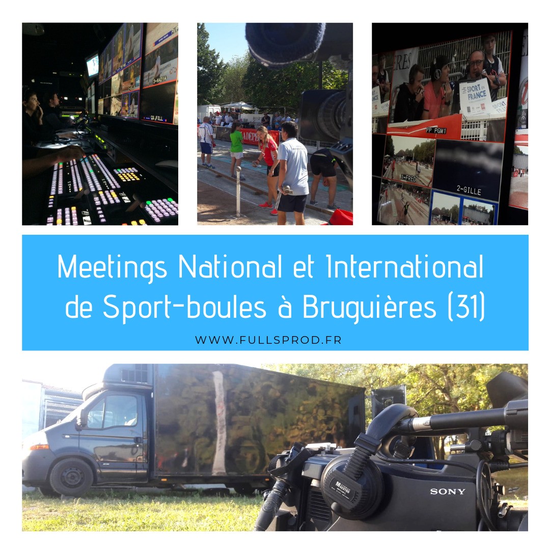 FULLS PROD était ce week-end aux meetings National et International de Sport-boules à Bruguières, près de Toulouse. A cette occasion, nous avons assuré la captation vidéo de l’ensemble des compétitions tout au long de la journée avec les meilleurs mondiaux, pour une diffusion prochaine sur la chaîne du Comité National Olympique, Sport En France. Merci à toute l’équipe d’organisation sur place pour l’accueil !
#bruguieres #bruguieressportboules #fédérationinternationaledeboule #sportenfrance #sportboules #comiténationalolympique #FFSB