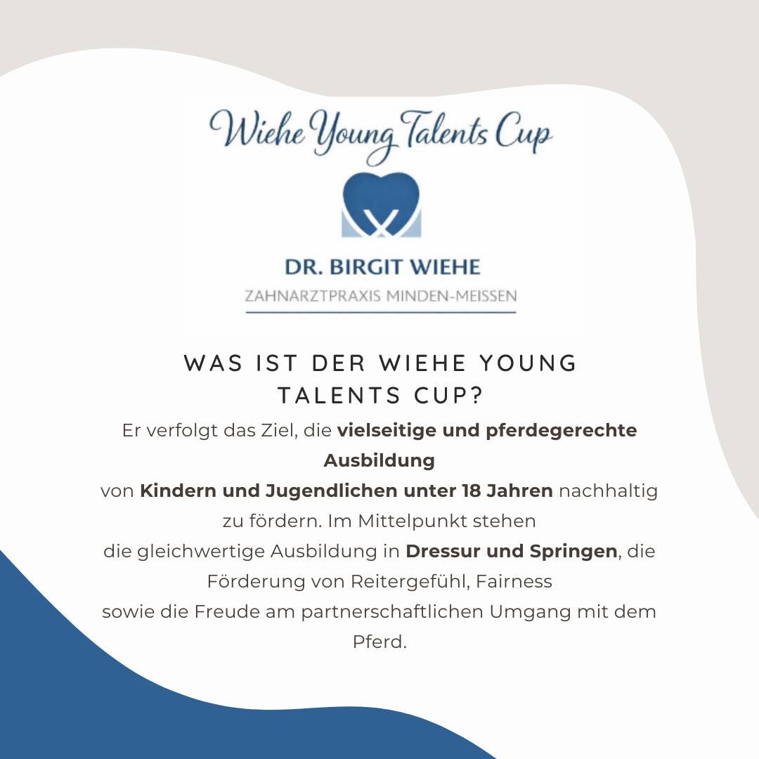?✨ Bereit für den Wiehe Young Talents Cup? ✨?
Zeig, was in dir und deinem Pony/ Pferd steckt. Die Besten erwartet ein exklusives Workshop-Wochenende im Pferdezentrum Meeresberg/ Hof Eschenhorst in Ehrenburg.
Die erste Station wartet bereits und auch wir sind ein Teil davon:
?Minden
?Stemwede Drohne
?Hille
?Stemwede Destel
?Ovenstädt
Sichere dir deine Punkte von Anfang an.
Jede Runde zählt.
➡️ Jetzt nennen und durchstarten! ??
#cupstation #reitsport #mindenluebbecke #dressur #springen