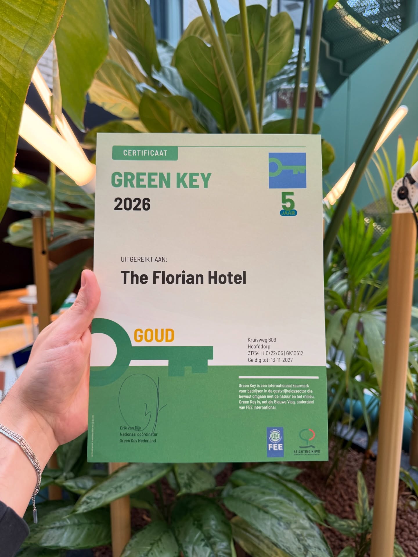 We did it again ?
We’re incredibly proud to share that The Florian Hotel has once again been awarded the Green Key Gold Certification for 2026.
This yearly milestone is always a proud moment for us, a time to reflect on the conscious decisions, operational improvements, and everyday sustainable actions that shape who we are. Sustainability isn’t a trend for us; it’s embedded in how we operate, host, and grow.
And this year comes with an extra special highlight, If you look at the top right of our certificate, you’ll see another meaningful mark: 5 years of Green Key certification. Five years of commitment, consistency, and continuous improvement. That’s something we’re truly proud of.
The Green Key Gold standard remains one of the highest recognitions in sustainable hospitality. It confirms that we continue to meet strict environmental criteria, reduce our footprint, strengthen responsible partnerships, and contribute to a more conscious tourism industry.
To our team, our partners, and our guests who choose to stay with purpose — thank you. This achievement belongs to all of us.
Here’s to growing greener, year after year. ?
#GreenKeyGold #5YearsGreenKey #SustainableHospitality #ResponsibleTravel #TheFlorianHotel