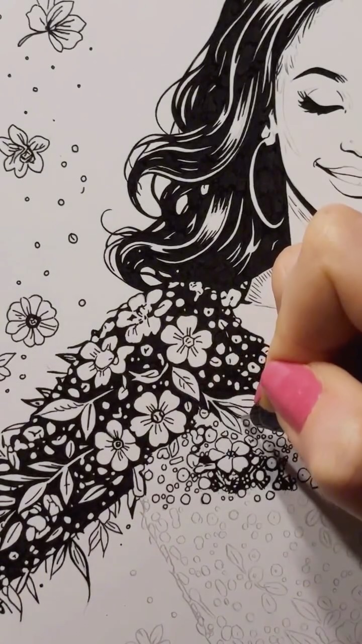 Elegance is power – Art for the women who run the world ??
The illustration was created with Tombow Mono drawing pens on Bristol paper by Hahnemühle.
Every line drawn by hand, every detail built with intention.
A quiet strength, revealed frame by frame.
#MotsiMabuse #LetsDance #RTL #Hahnemühle #BristolPaper #TombowMONO #IllustrationDrawing #ArtReelsOfInstagram #DrawingProcess #LineArtDrawing #InkDrawingArt #Topenga #TopengaArt