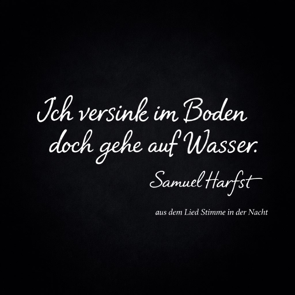 In den letzten Jahren hat sich vieles, was ich für sicher gehalten hab, als nicht tragbar erwiesen. Ich musste umdenken, umfühlen, umglauben.
Hätte am liebsten aufgegeben, wusste irgendwie nur auch nicht, wie das geht, und hatte glaube ich auch zu viel Angst davor.
Neben euren Nachrichten, E-Mails und netten Kommentaren war es diese kleine Stimme, die einen in den unerwarteten Momenten an den unerwarteten Orten begegnet, die mich davor bewahrt hat, einfach alles hinzuschmeißen.
Als ich dieses Lied geschrieben und produziert habe, hatte ich nicht die Absicht, es jemandem zu zeigen. Ich musste es mir einfach von der Seele schreiben, weil ich nicht wusste, wohin sonst mit den Gedanken und den Gefühlen. Dass dieses Lied, was ich in einer meiner dunkelsten Stunden geschrieben habe, euch auch noch Hoffnung macht, ist mehr als ich erwarten und erklären kann. Ich hoffe, dass ihr auch etwas findet, was euch trägt, wenn das Leben euch den Boden unter den Füßen wegzieht.
Wenn es euch mal richtig beschissen geht, wisst ihr hoffentlich, dass ihr auch wenn ihr kein Geld für ein Ticket habt, immer auf meinen Konzerten willkommen seid. Schreibt mir dann einfach eine Nachricht, dann setz ich euch auf die Gästeliste. Ich freu mich einfach, dass es euch gibt. Und ohne euch könnte ich das alles hier nicht machen. Danke dafür.