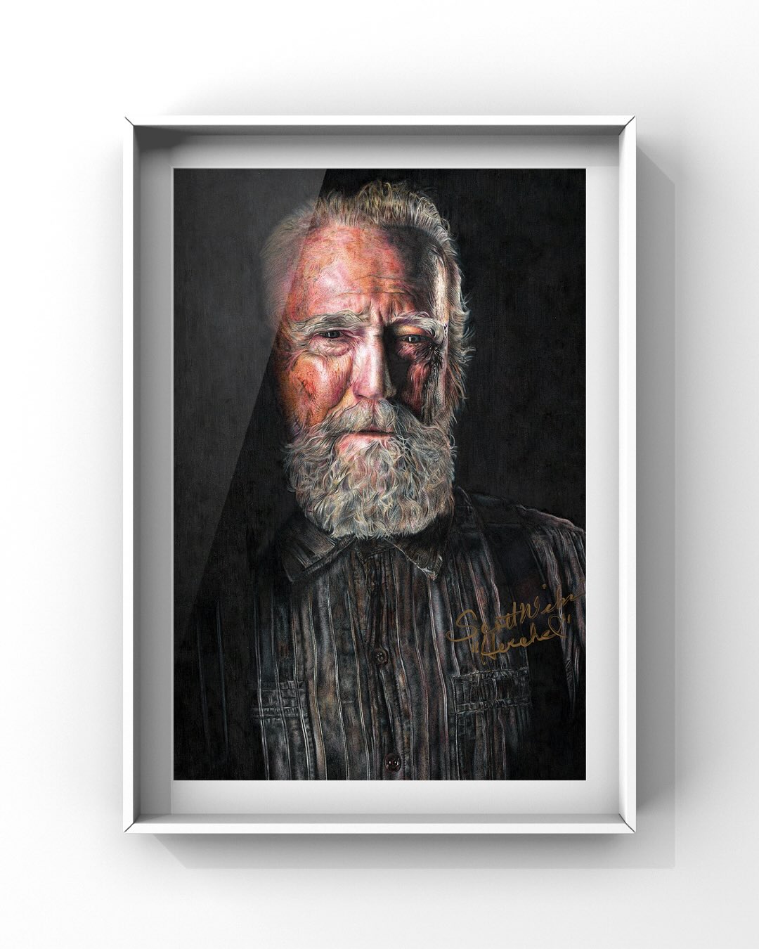 Custos
A face full of stories.
A gaze that holds more than words could ever tell.
This original piece was created in 2014 — layer by layer, line by line, with coloured pencils and a lot of patience.
It is a work that has stayed with me over the years and reminds me why I love portrait art so deeply: because it makes people visible in a way that lingers.
Medium: Coloured Pencil
Size: 42 × 29.7 cm
Original from 2014
#TwdArt #PrismacolorPremier #Hahnemühle #RealisticArtwork #ColoredPencilDrawing #RealismArt #HershelGreene #ScottWilson #ColoredPencilArt #ColorPencilDrawing #RealisticDrawings #Topenga #OriginalArtwork #ArtCollectorWorld #TopengaArt