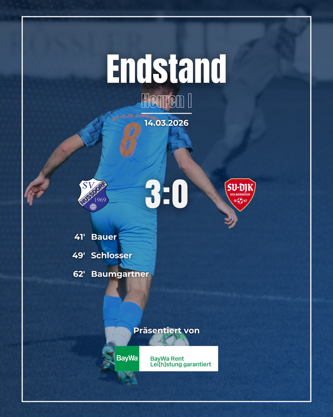 Auch gegen Nussdorf leider keine Punkte.
#SVDJKKolbermoor #Auswärtsspiel #Kolbermoor #UNSschreibtmanGEINSAM