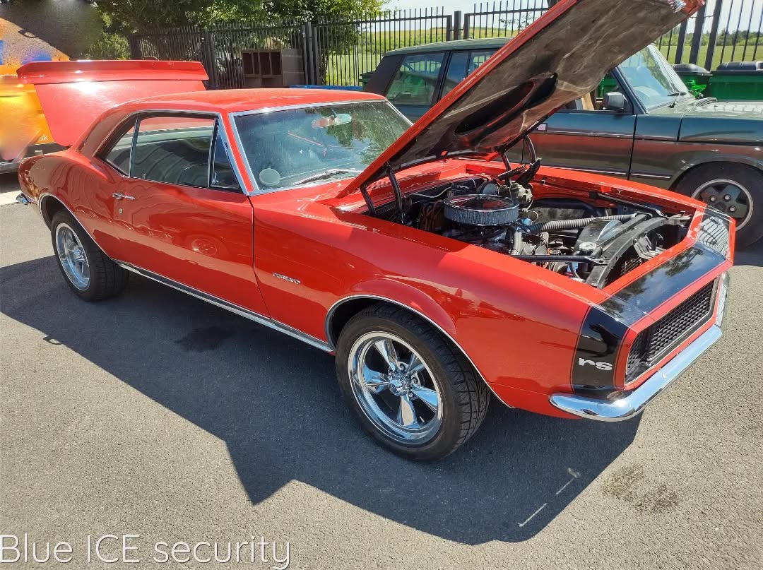 Took a trip to The Motorist today. I would say for business not pleasure, but when the sun's shining and you've this beauty to work on how can you complain.
1967 Chevrolet Camaro now protected with an insurance approved Hornet Maxx1 alarm.
@blueicesecurity @clifford_uk #blueicesec #blueicesecurity #cliffordsecurity #classicchevy