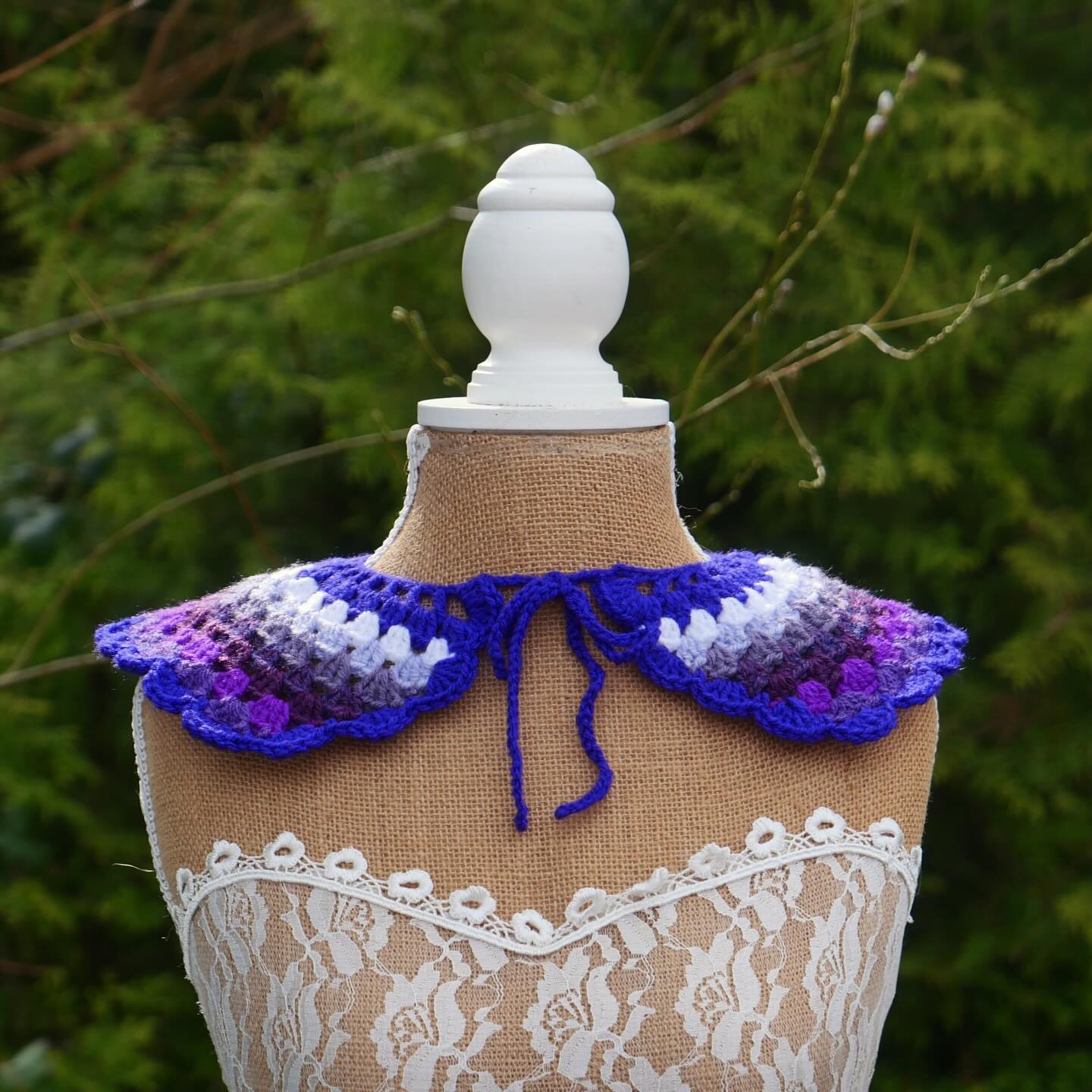 Explore slow fashion with my handmade collars
Choose from:
Badb 💜
Boann 💚
An Cailleach 🧙♀️
Danu 💜
Draíocht na Farraige 🌊
Fionnuala 🦢
The Morrigan 🐦⬛
Or choose your own colours in a custom order.
#irishdesign #slowfashion #irishcrafts #handmadeclothing