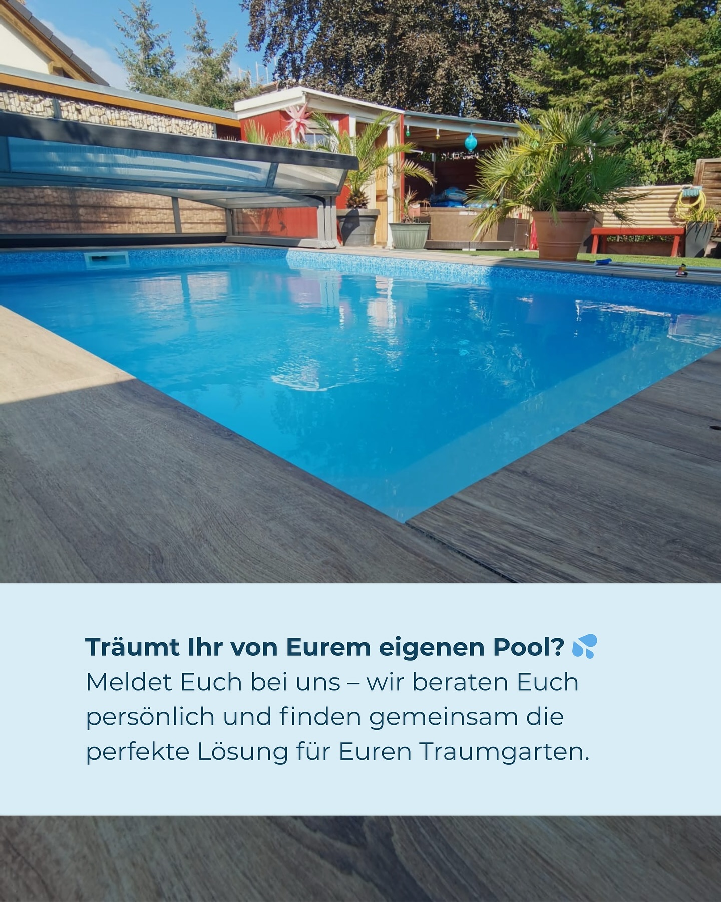 Euer Traumpool beginnt hier - wir begleiten Euch Schritt für Schritt zum perfekten Bad im Garten! 💦
#traumpool #poolbau #gartenlandschaftsbau #pooldesign #outdoor #garteninspo #potsdam #ludwigsfelde