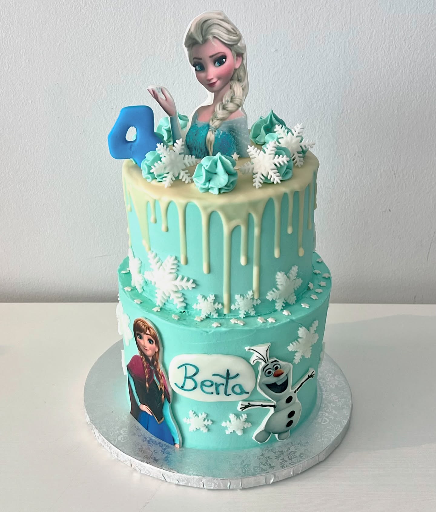 TARTA FROZEN ❄️
Esta tarta de cumpleaños es ideal para los fans de Frozen! El interior consta de un bizcocho de vainilla relleno de crema de Nutella, aunque puede ser del sabor que más te guste?
? @elenabarquero
Encárgala ya!!
#frozen #cake #tarta #pastel #frozencake #buttercream #fondant #nutella #vainilla #cumpleaños #tartacumpleaños #barcelona #baixllobregat #castelldefels #gava