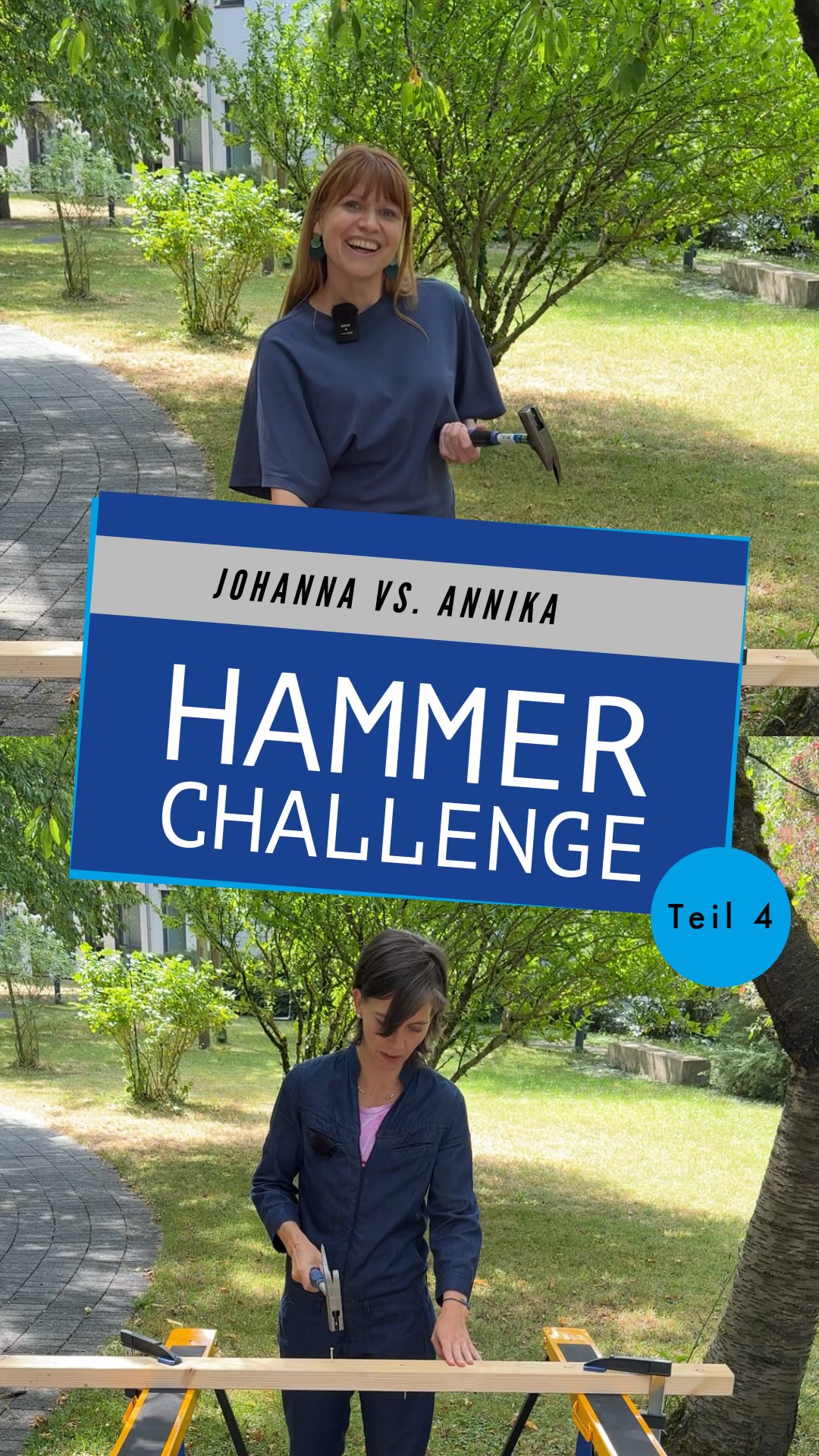 Auf die Nägel. Fertig? Los!🔨🔨
Unsere Hammer-Challenge geht nach einer längeren Auszeit in die vierte Runde - mit einer geballten Ladung #Frauenpower👊🏼👷🏻♀️
Das Ergebnis: Technik schlägt Erfahrung. Leider sahen wir uns gezwungen einige der Schläge zu zensieren.😂
#Bauwirtschaft #BauwirtschaftBW #BadenWürttemberg #HammerChallenge