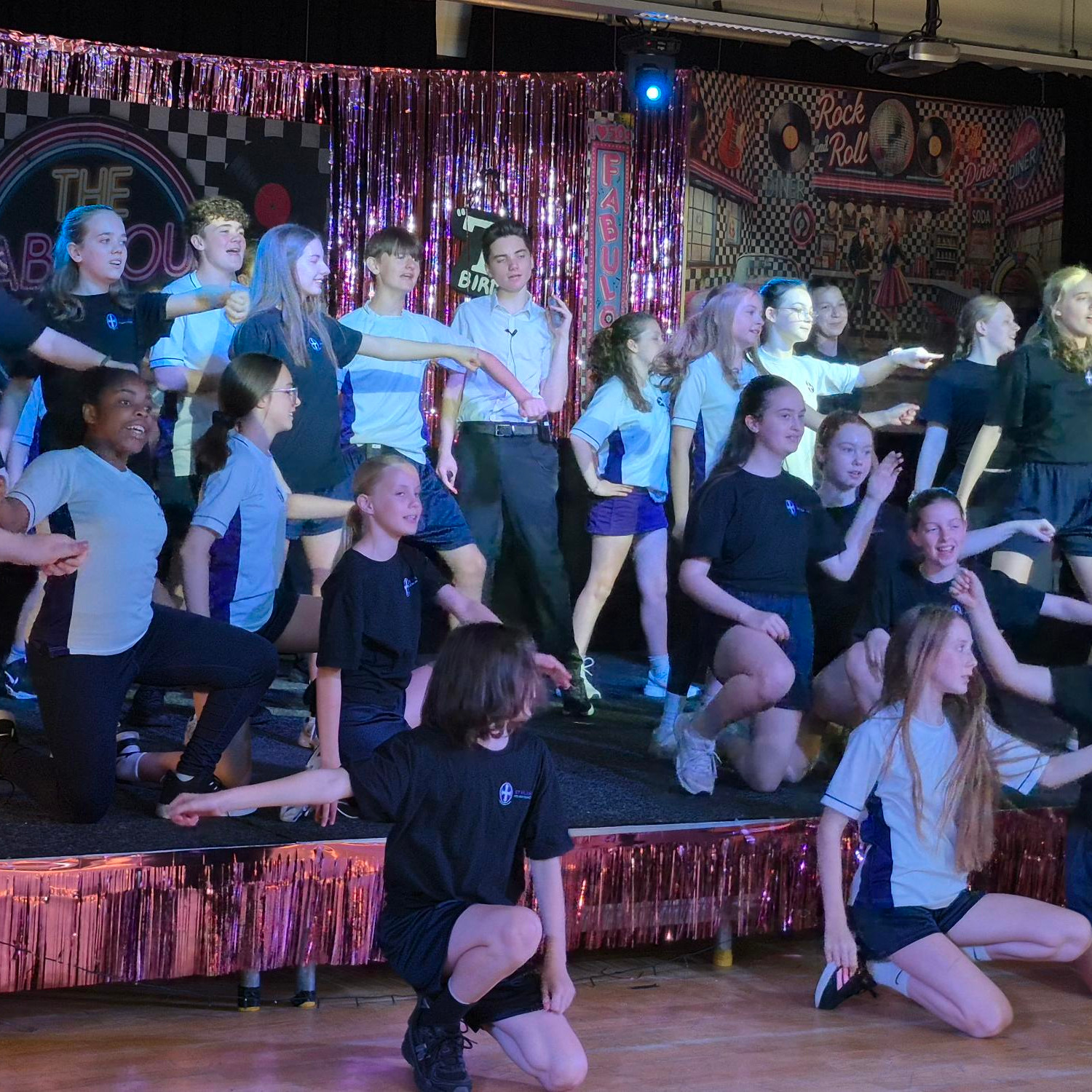 What a fantastic first night of our production of Grease! Check out some of the photos from rehearsals! We can't wait until tomorrow to do it all again! Remember, tomorrow's show is at the earlier time of 5.45pm, doors open at 5pm!