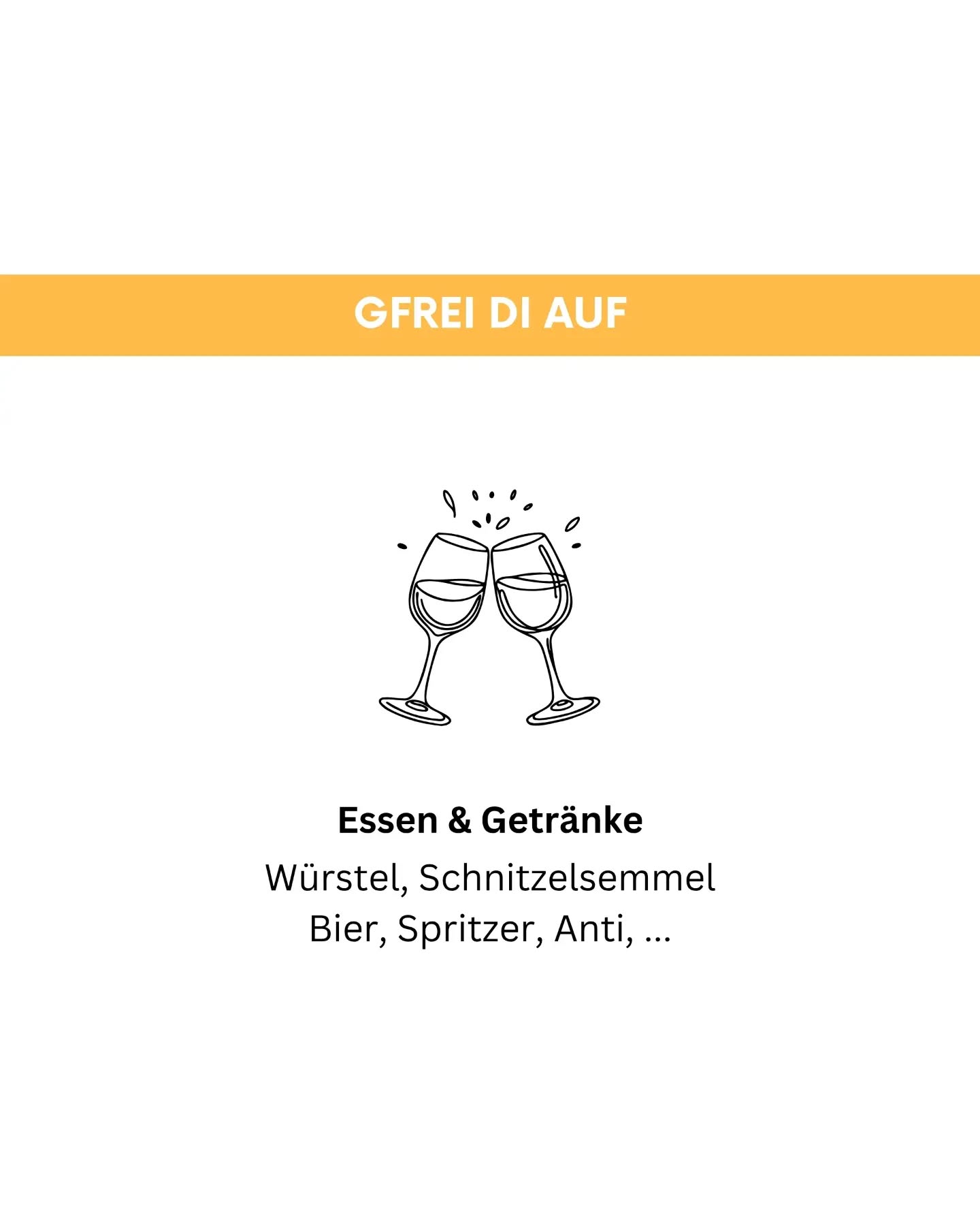 Herzliche Einladung zu unserem Dämmerschoppen am 15. August beim Haus der Kultur! Wir freuen uns auf dich 🤝🏻🙂↕️
