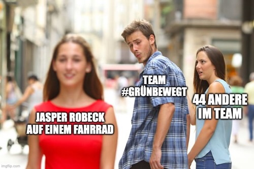 Stadtradeln 2026 hat begonnen - die Memes können auch nicht lange auf sich warten 🤡🚲
Unser Fraktionsvorsitzender Jasper Robeck geht besonders dieses Jahr mit gutem Beispiel voran😉
Radelt im Team #grünbewegt mit 💚
#erfurt #grüneerfurt #stadradeln #stadtradelnerfurt