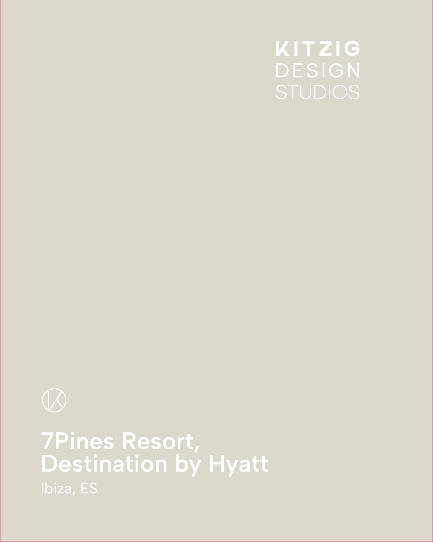 One of our favorites: 7Pines Resort Ibiza
Completed in 2018, the 7Pines Resort Ibiza, part of Destination by Hyatt, continues to be a project we're especially fond of.
The opportunity was to design public areas that didn't feel imposed on the landscape, spaces that read as native to the island rather than layered on top of it. Each space was conceived to feel like part of its surroundings, not set against them.
Rather than treating materials as decoration, the public areas were built around a dialogue between raw and smooth surfaces, natural textures, and shifting heights, immersing the design into its environment. Across the lobby, bars and restaurants, this plays out differently in every space, yet always circles back to the same idea.